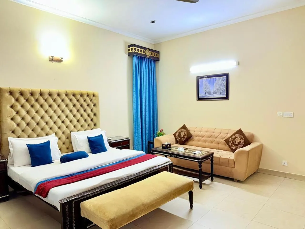 Bed in New Pakeeza Hotel