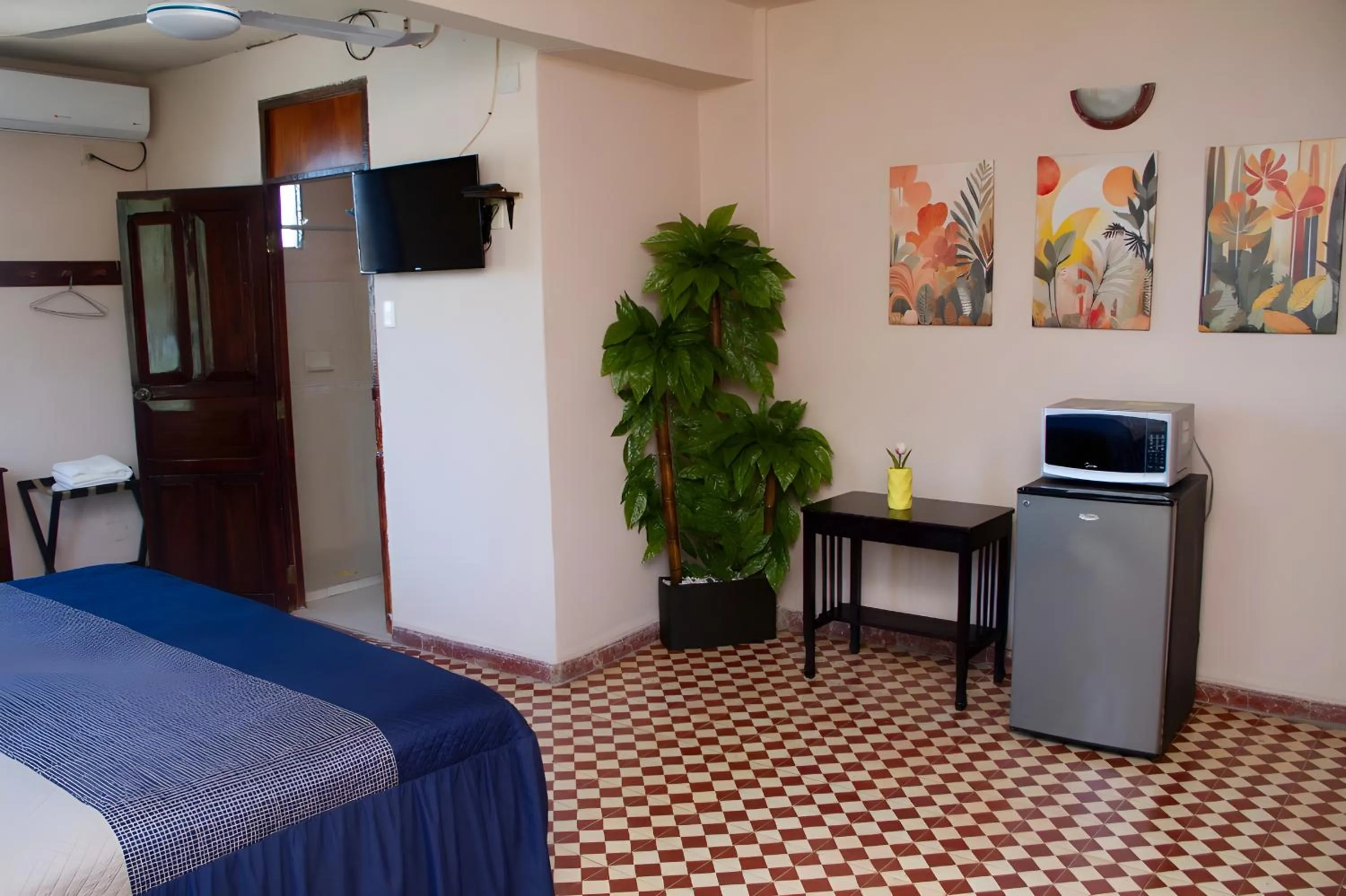 TV and multimedia, Bed in Hotel Cortaza Galería