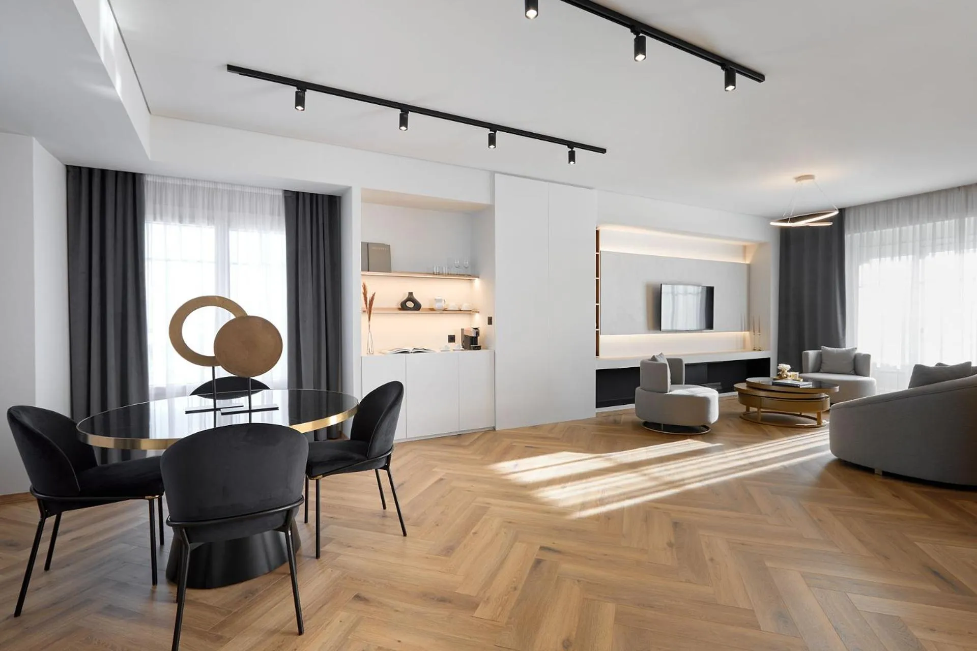 Dining area in Grand Hotel Palace