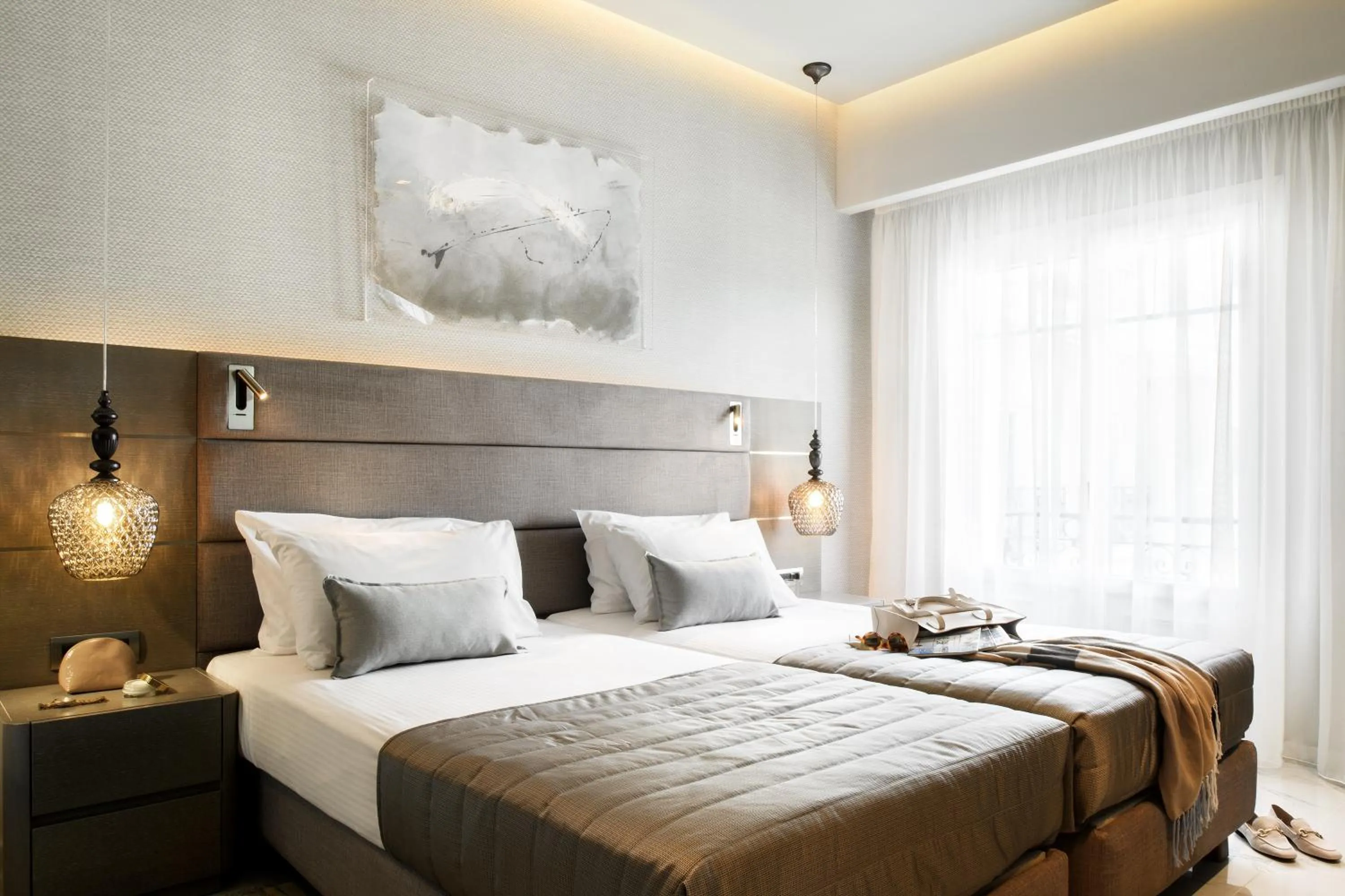 Bedroom, Bed in Grand Hotel Palace