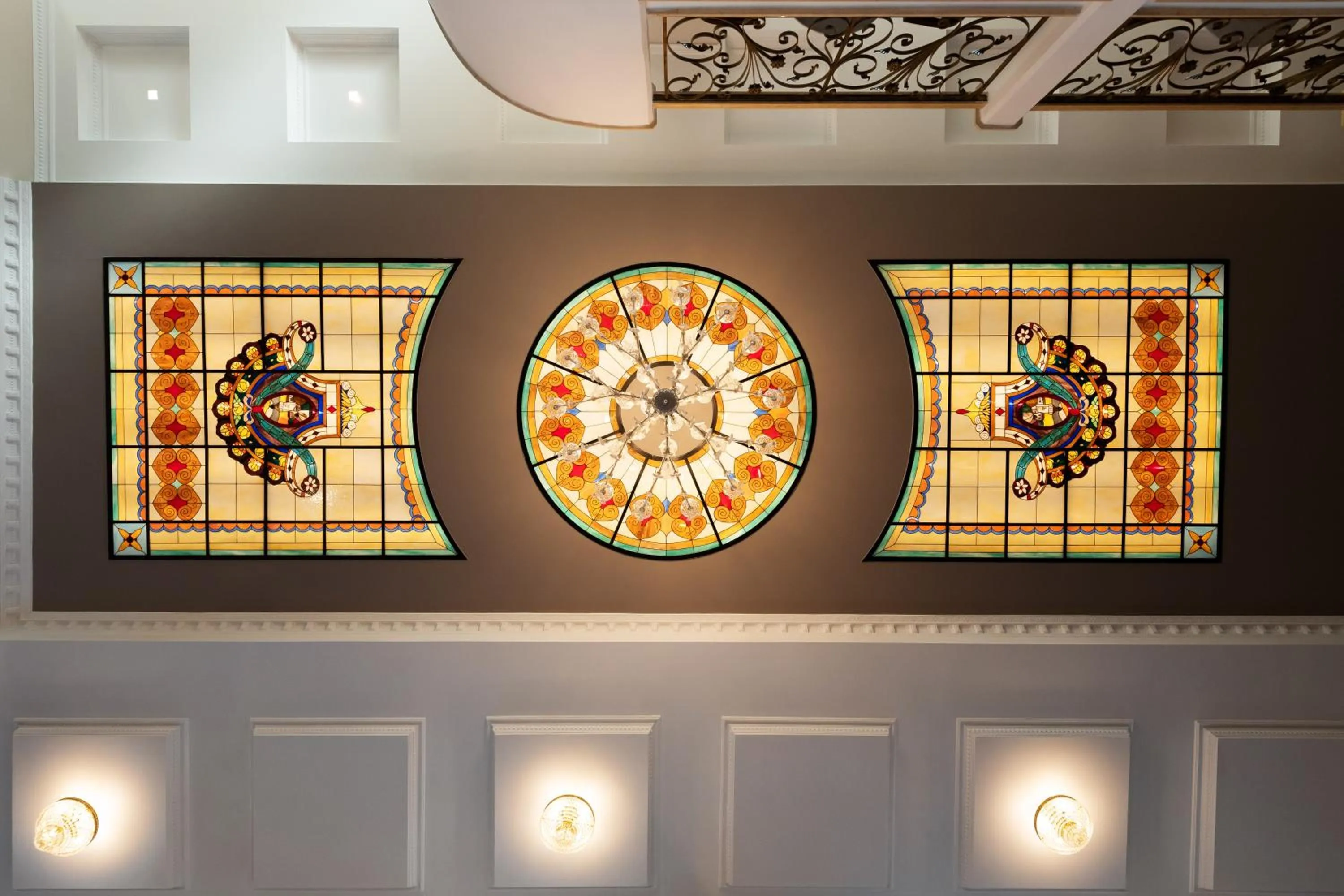 Decorative detail in Grand Hotel Palace