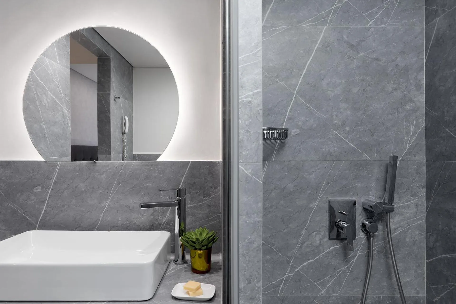 Bathroom in Grand Hotel Palace