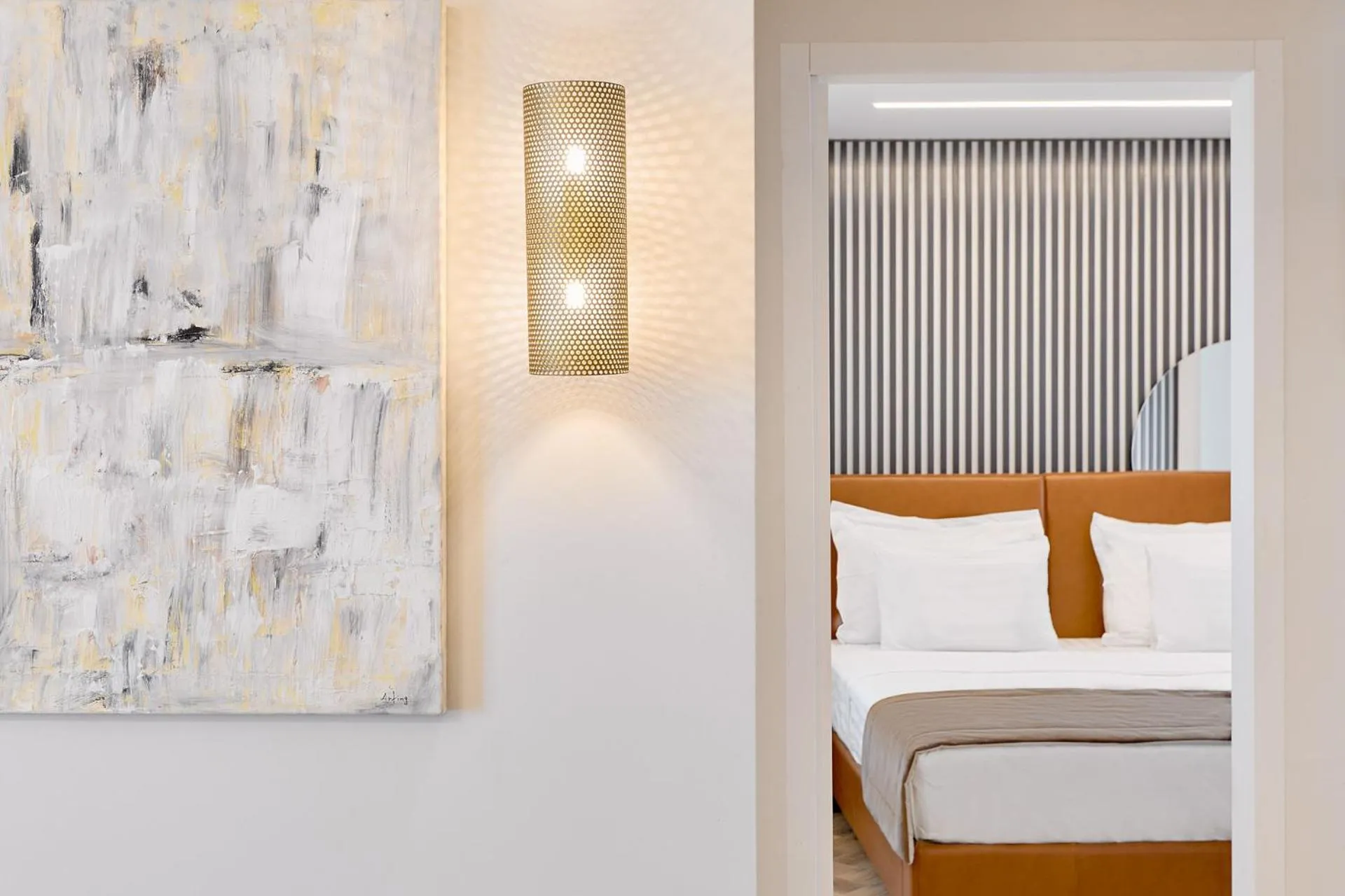 Bedroom, Bed in Grand Hotel Palace