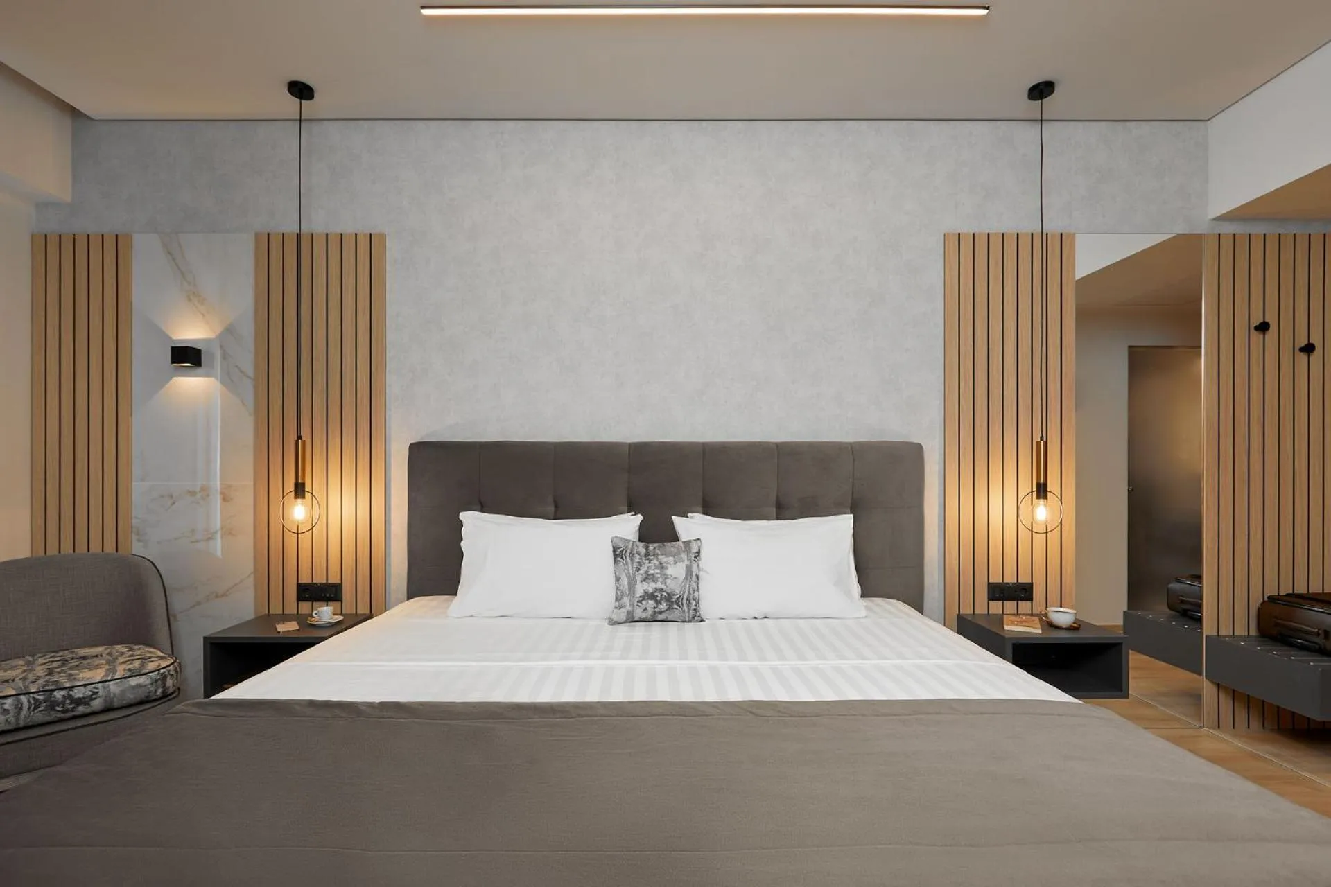 Bed in Grand Hotel Palace