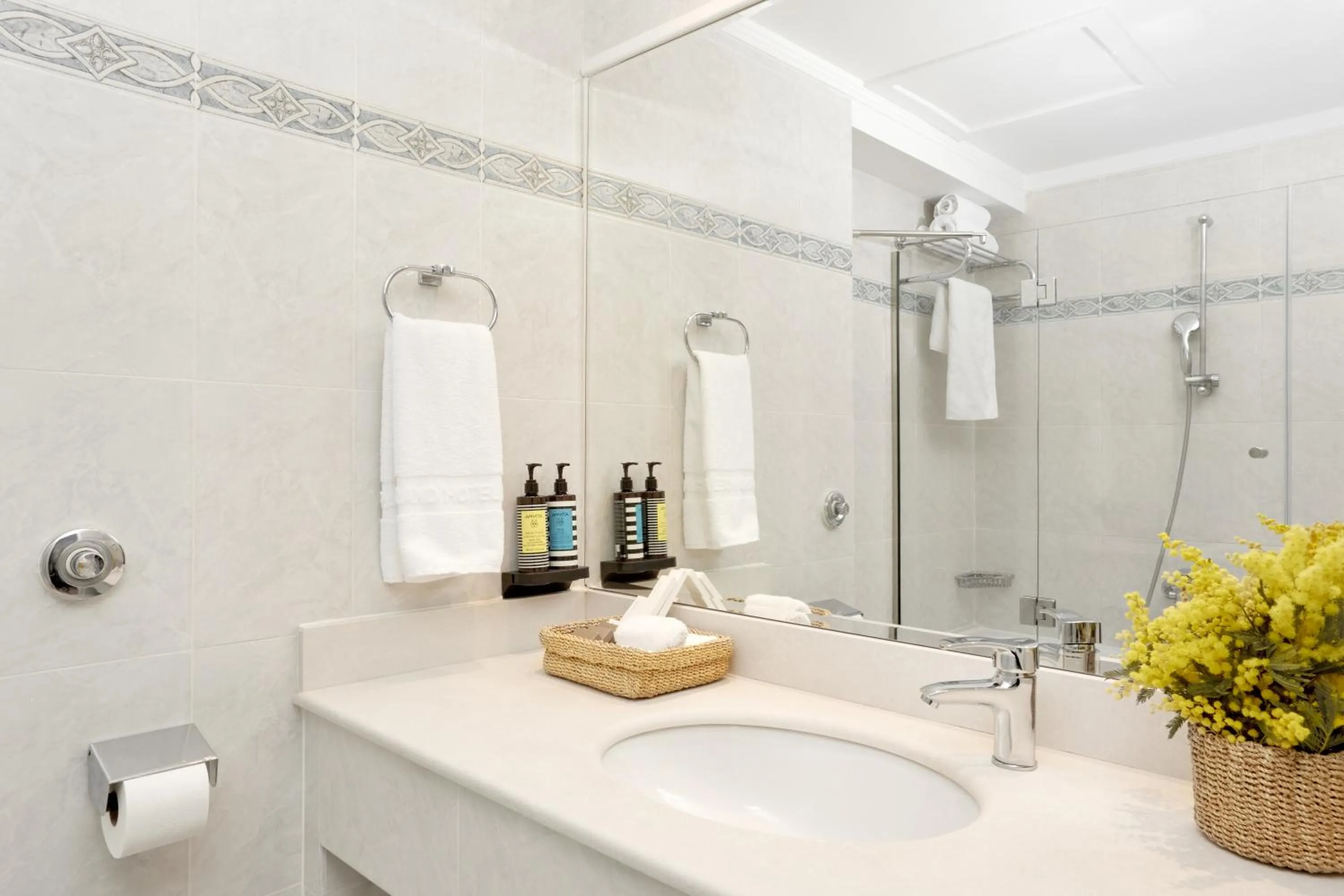 Bathroom in Grand Hotel Palace