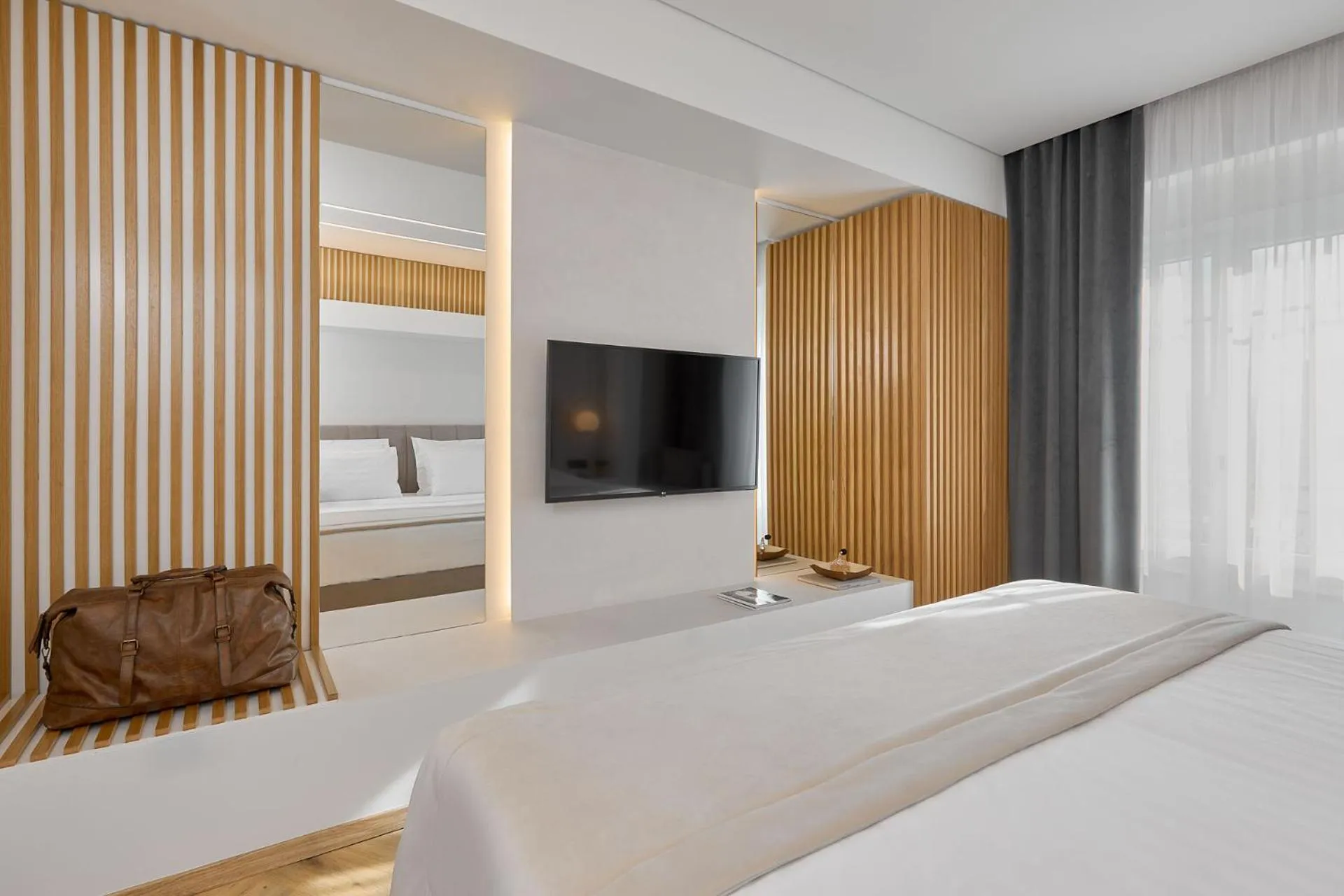 Bedroom, Bed in Grand Hotel Palace