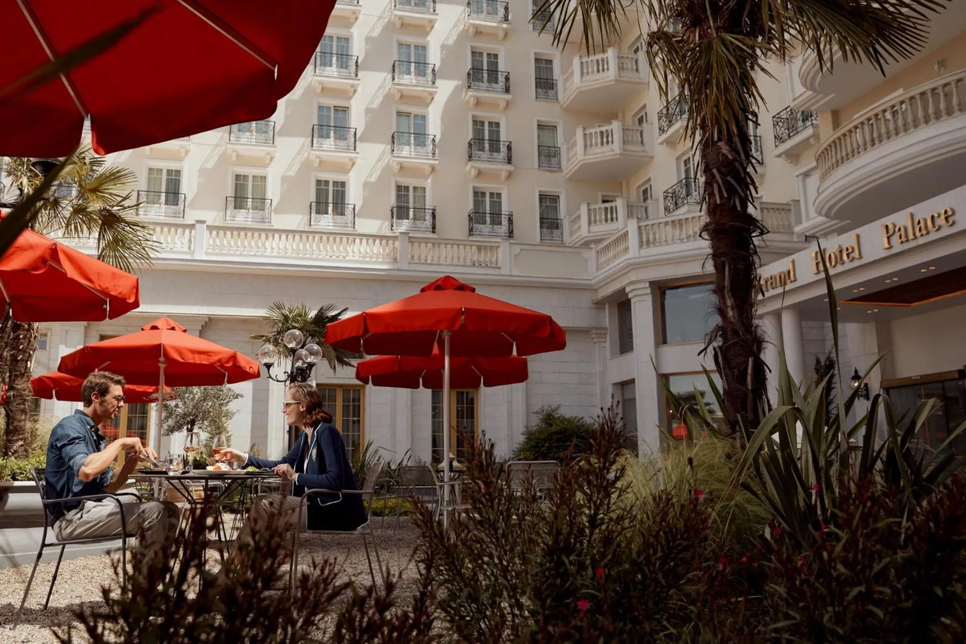 Garden in Grand Hotel Palace