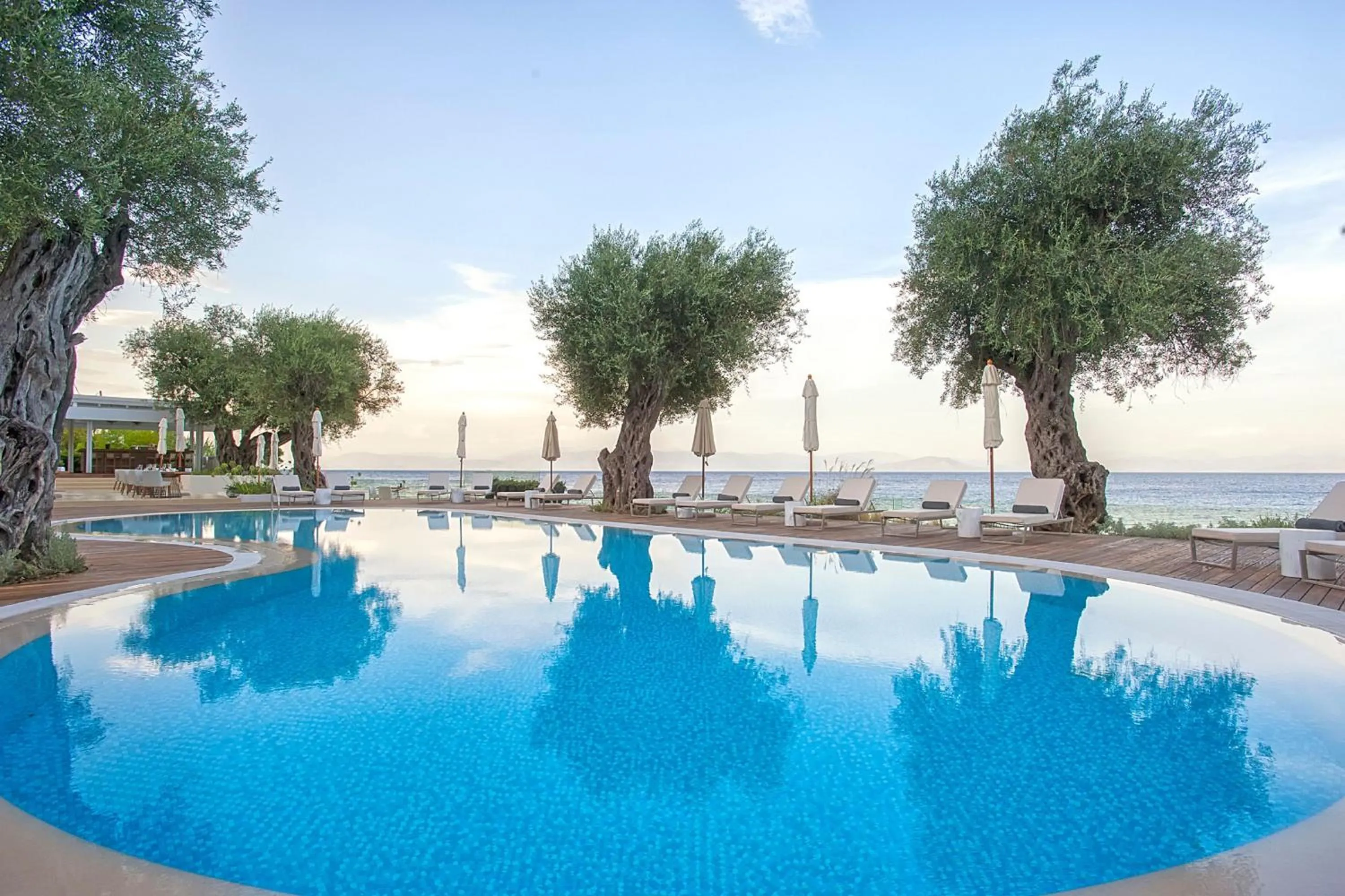 Swimming pool in Domes Miramare, a Luxury Collection Resort, Corfu - Adults Only