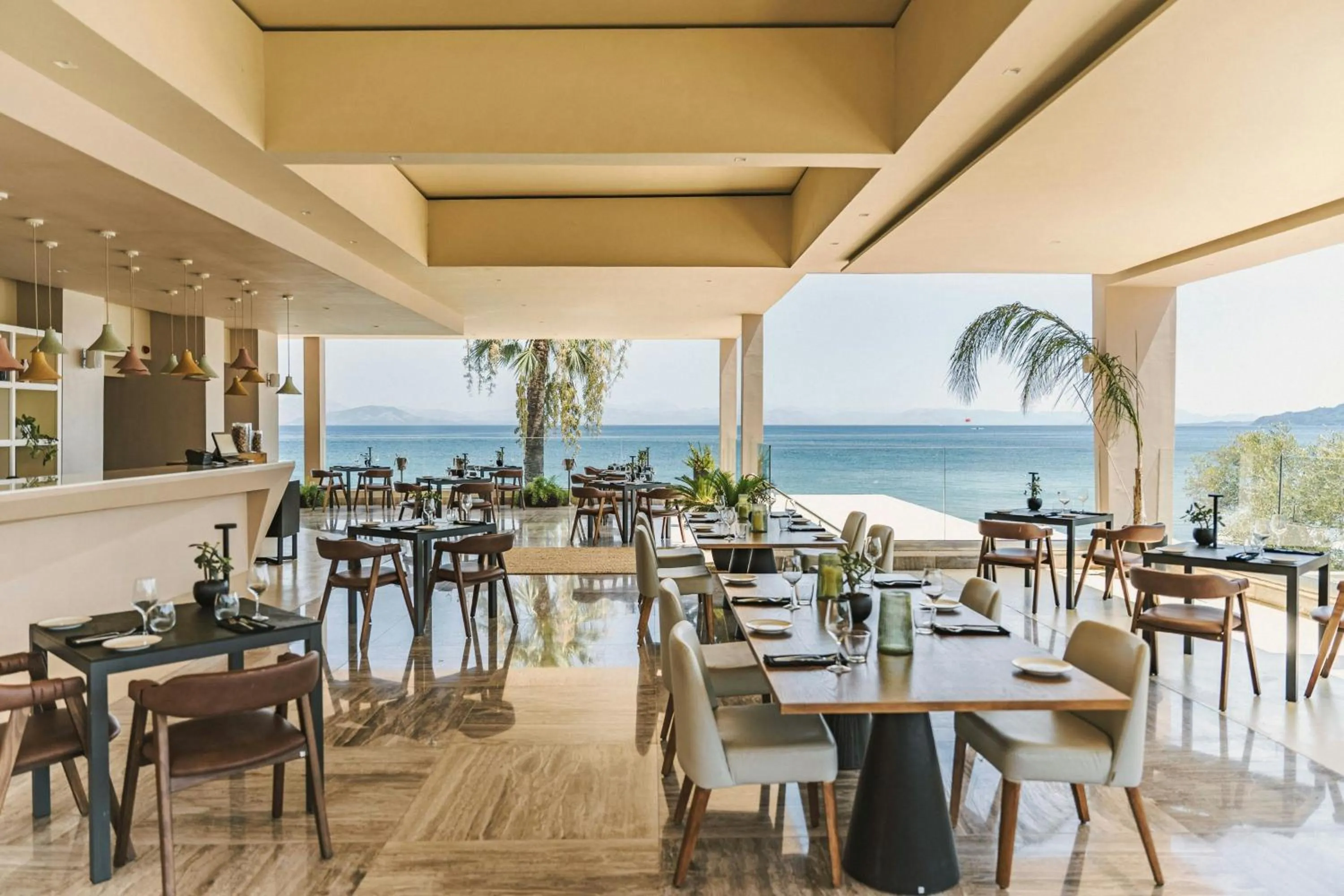 Restaurant/places to eat in Domes Miramare, a Luxury Collection Resort, Corfu - Adults Only