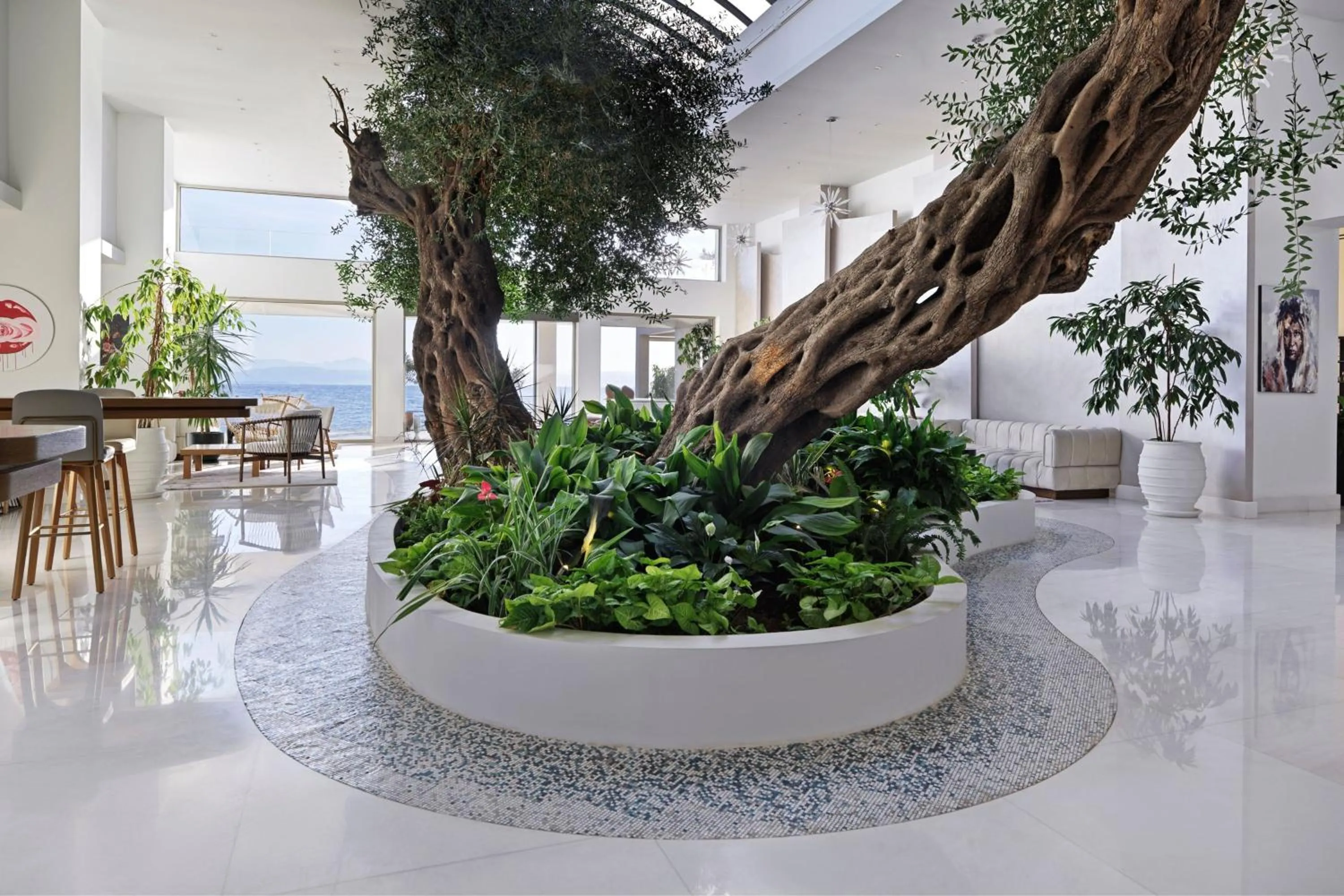 Lobby or reception in Domes Miramare, a Luxury Collection Resort, Corfu - Adults Only