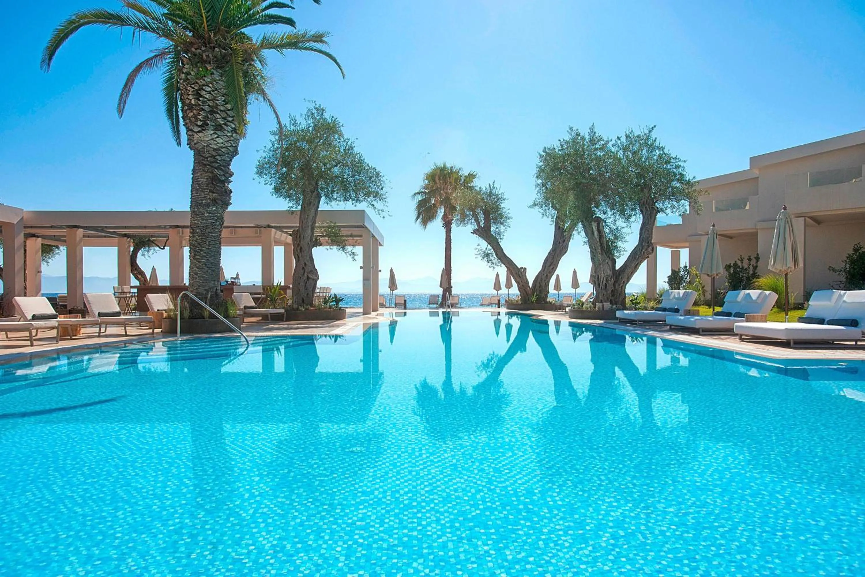 Swimming pool in Domes Miramare, a Luxury Collection Resort, Corfu - Adults Only