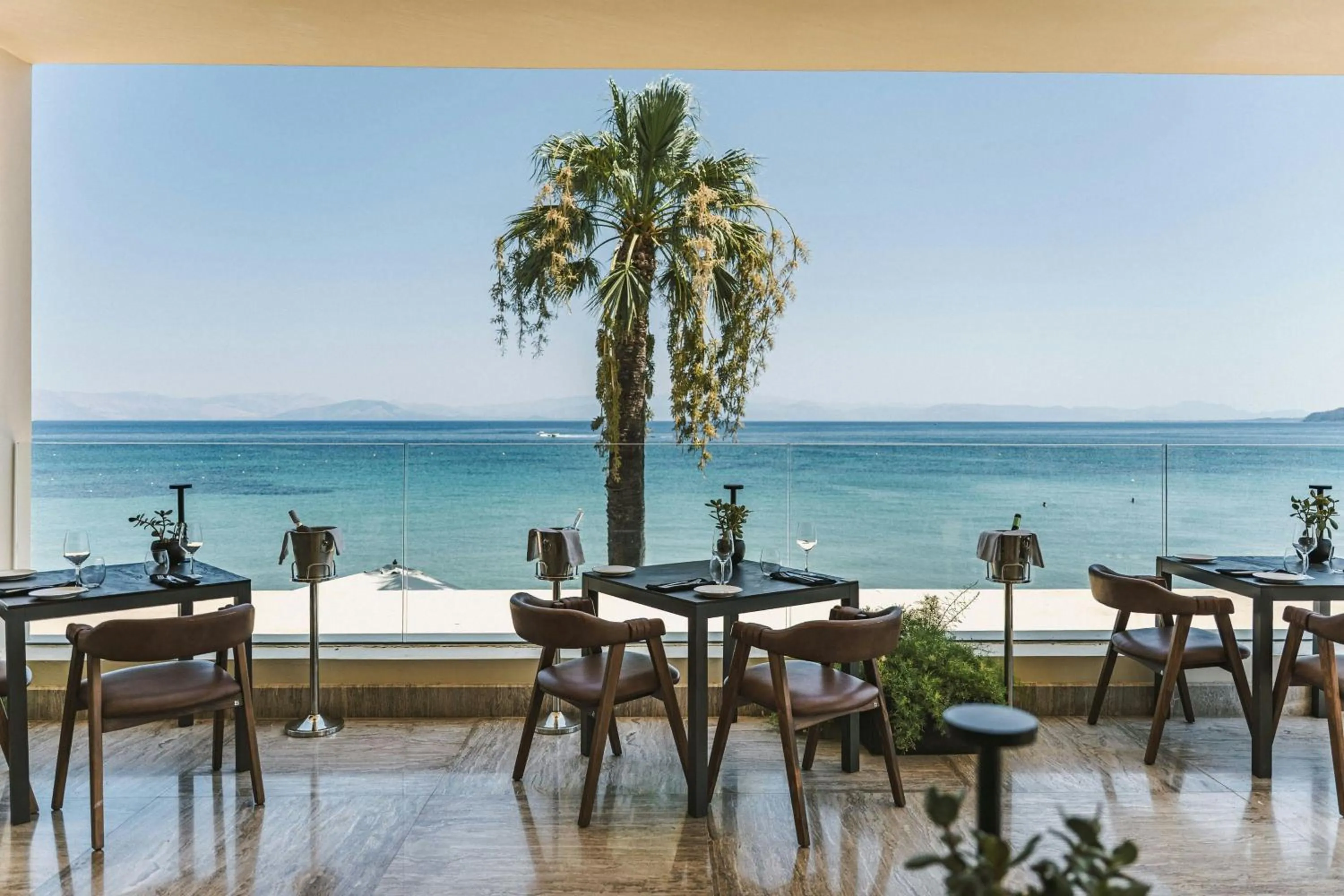 Restaurant/places to eat in Domes Miramare, a Luxury Collection Resort, Corfu - Adults Only