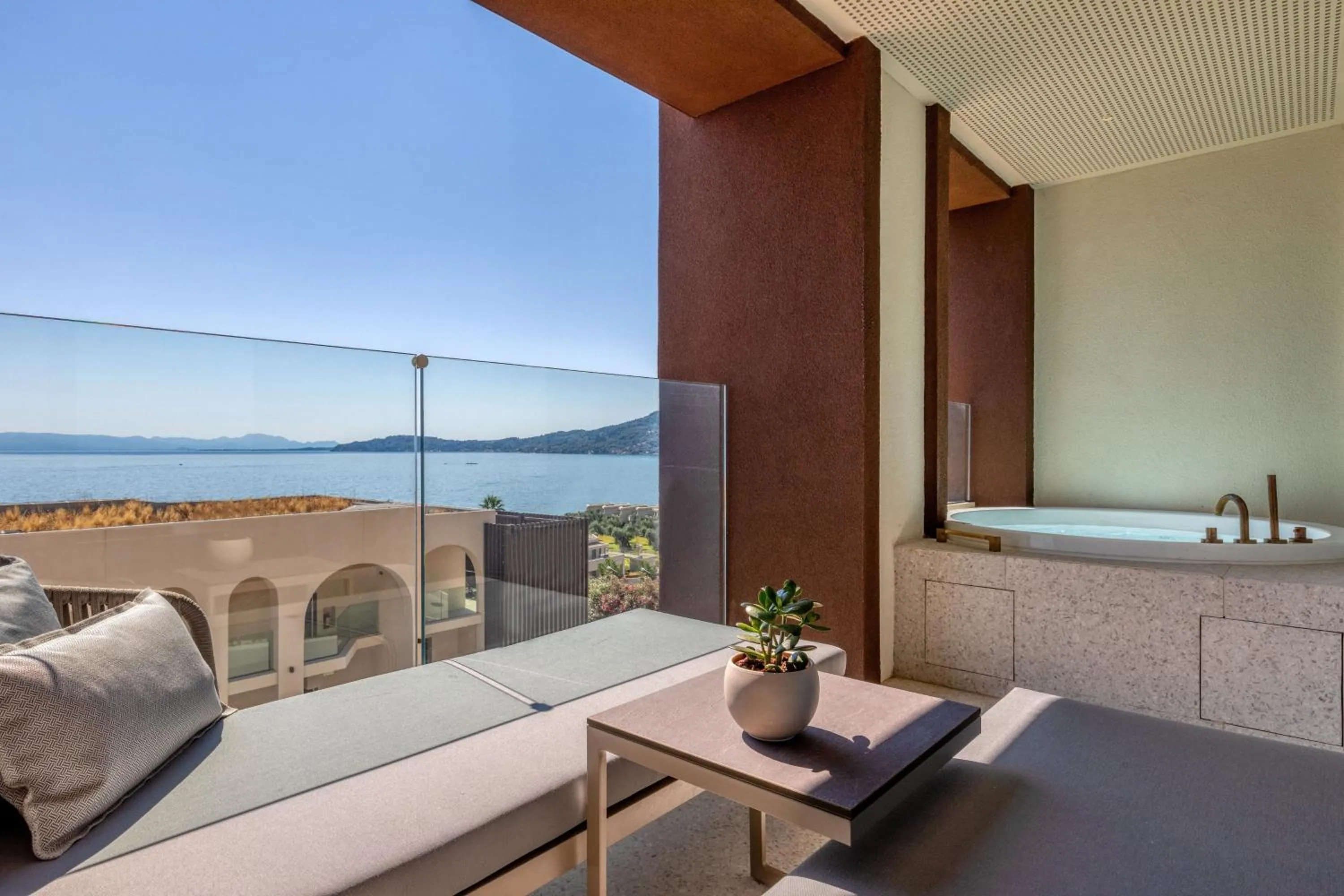 Bedroom in Domes Miramare, a Luxury Collection Resort, Corfu - Adults Only