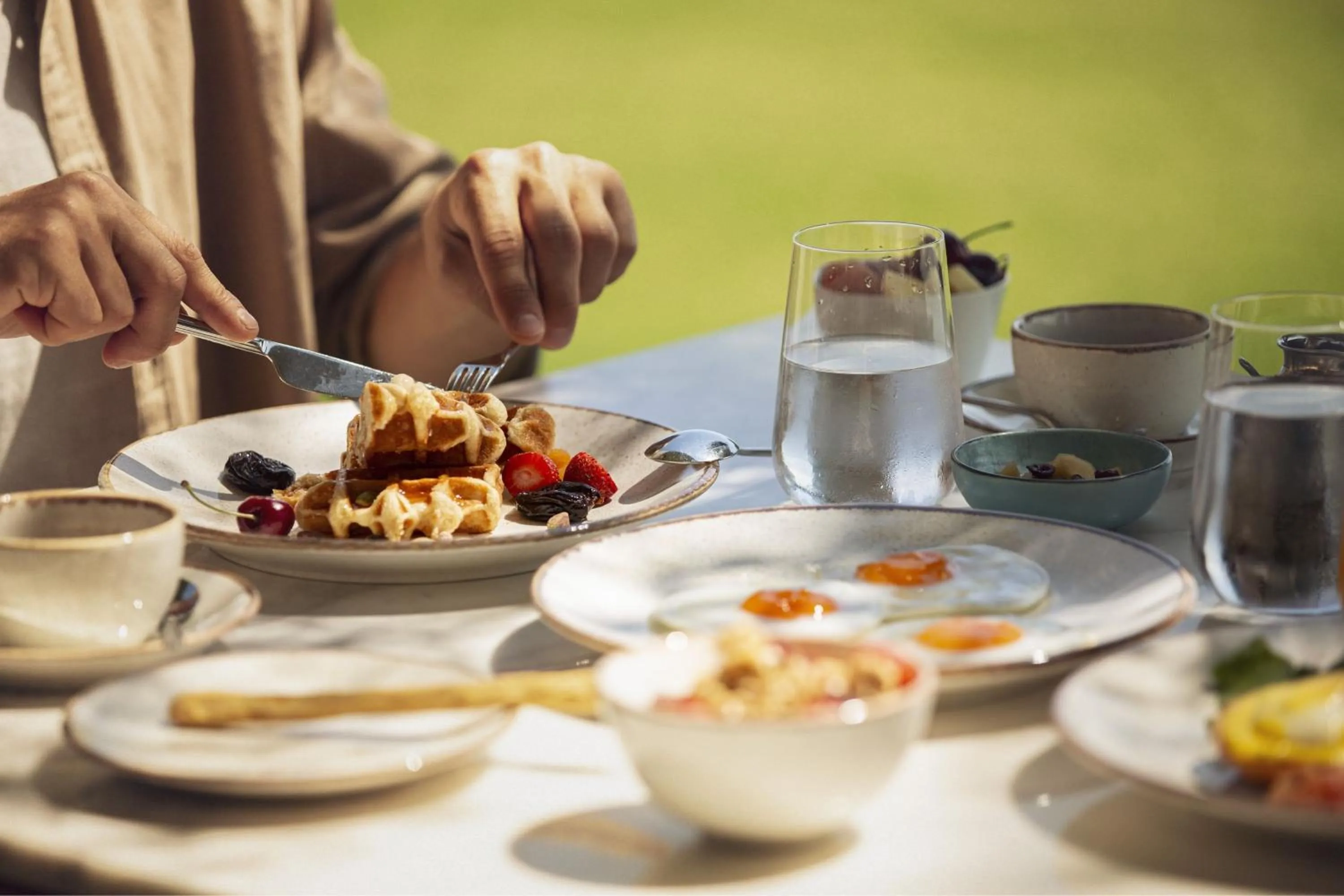 Breakfast in Domes Miramare, a Luxury Collection Resort, Corfu - Adults Only