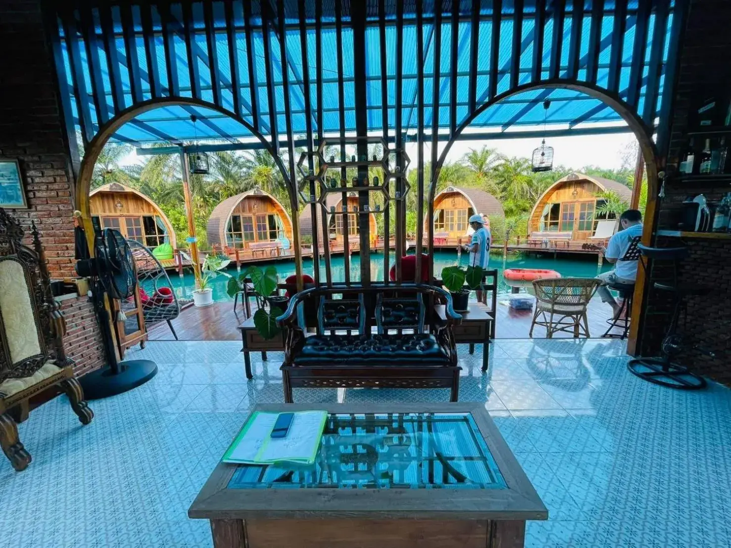 Lobby or reception in Plaiphu Pool Villas Lobby or reception in Plaiphu Pool Villas
