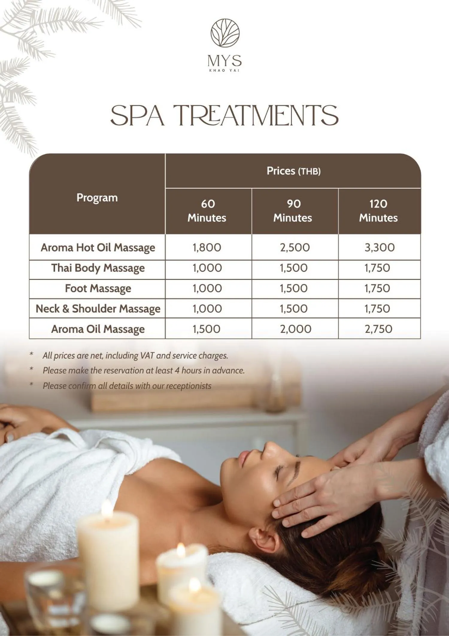 Massage in Hotel MYS Khao Yai