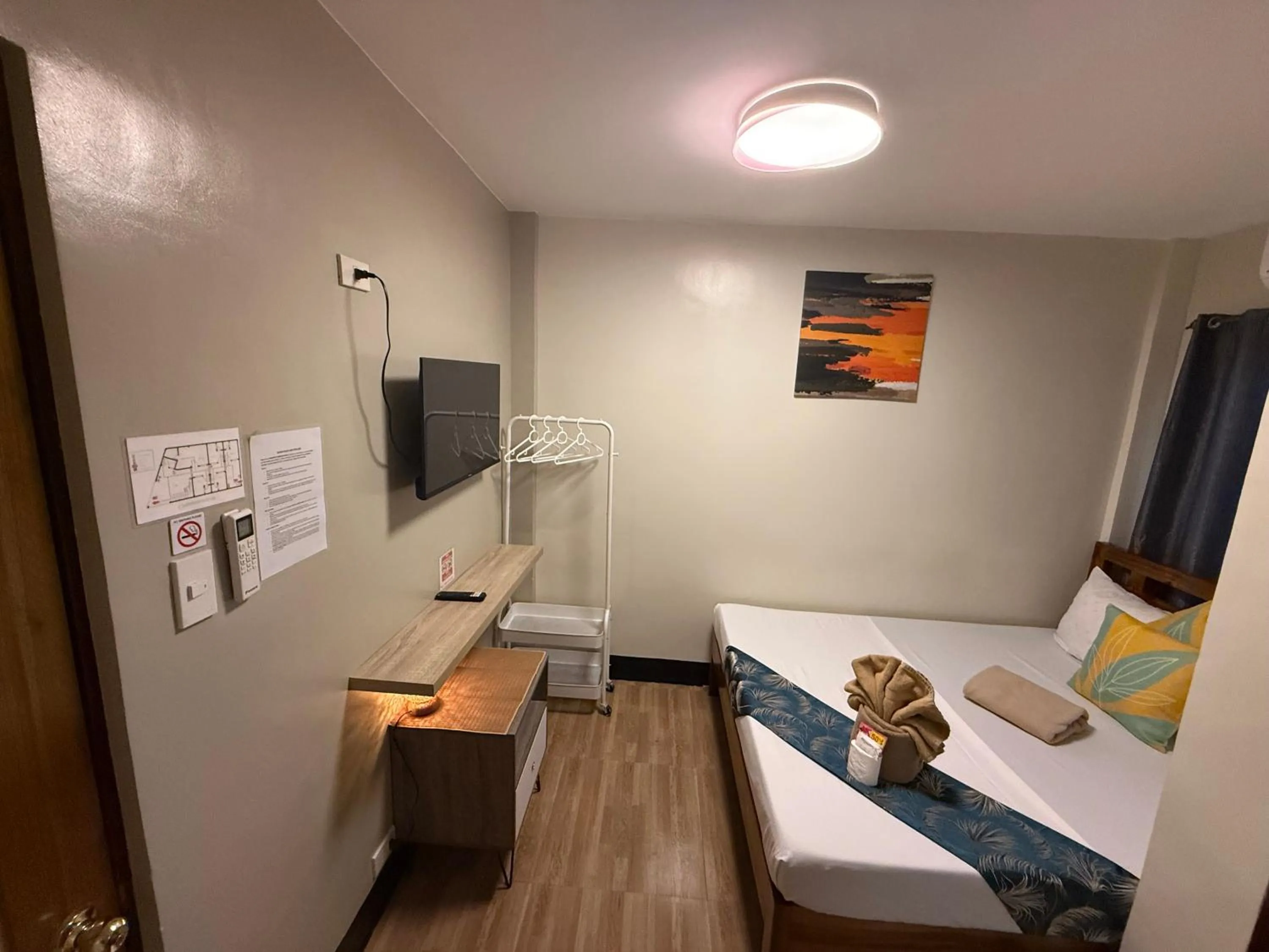 Bed in Mongki's Pensionhouse