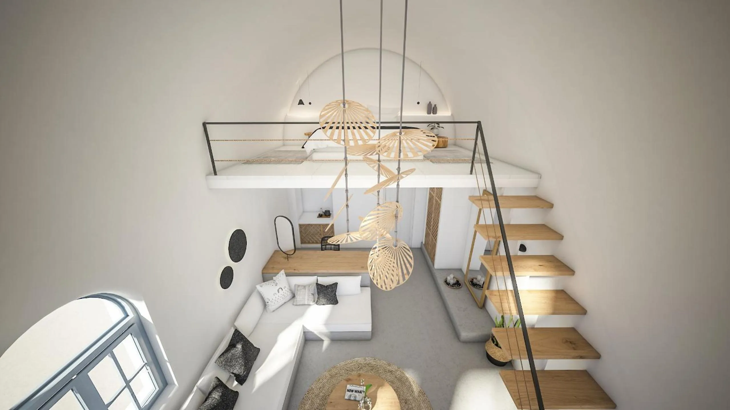 Bed in Finikia Memories Hotel