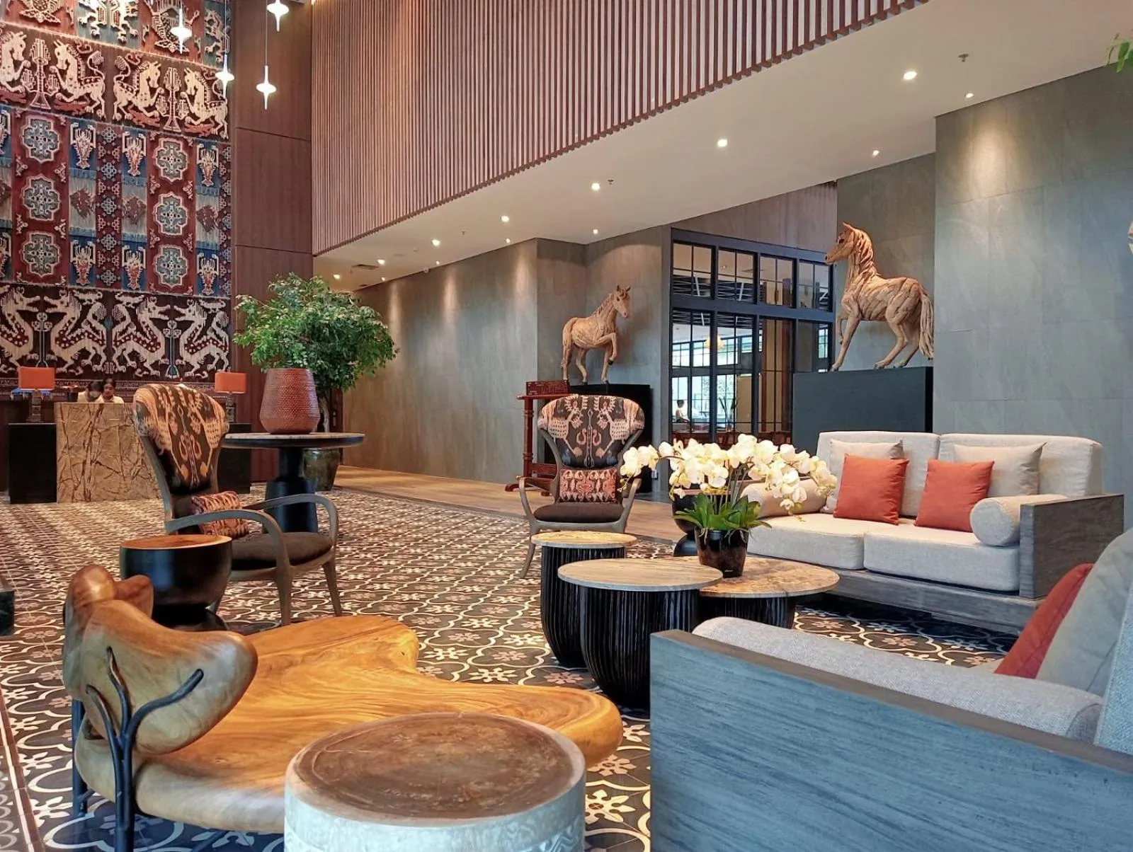 Living room in Sima Sumba Hotel