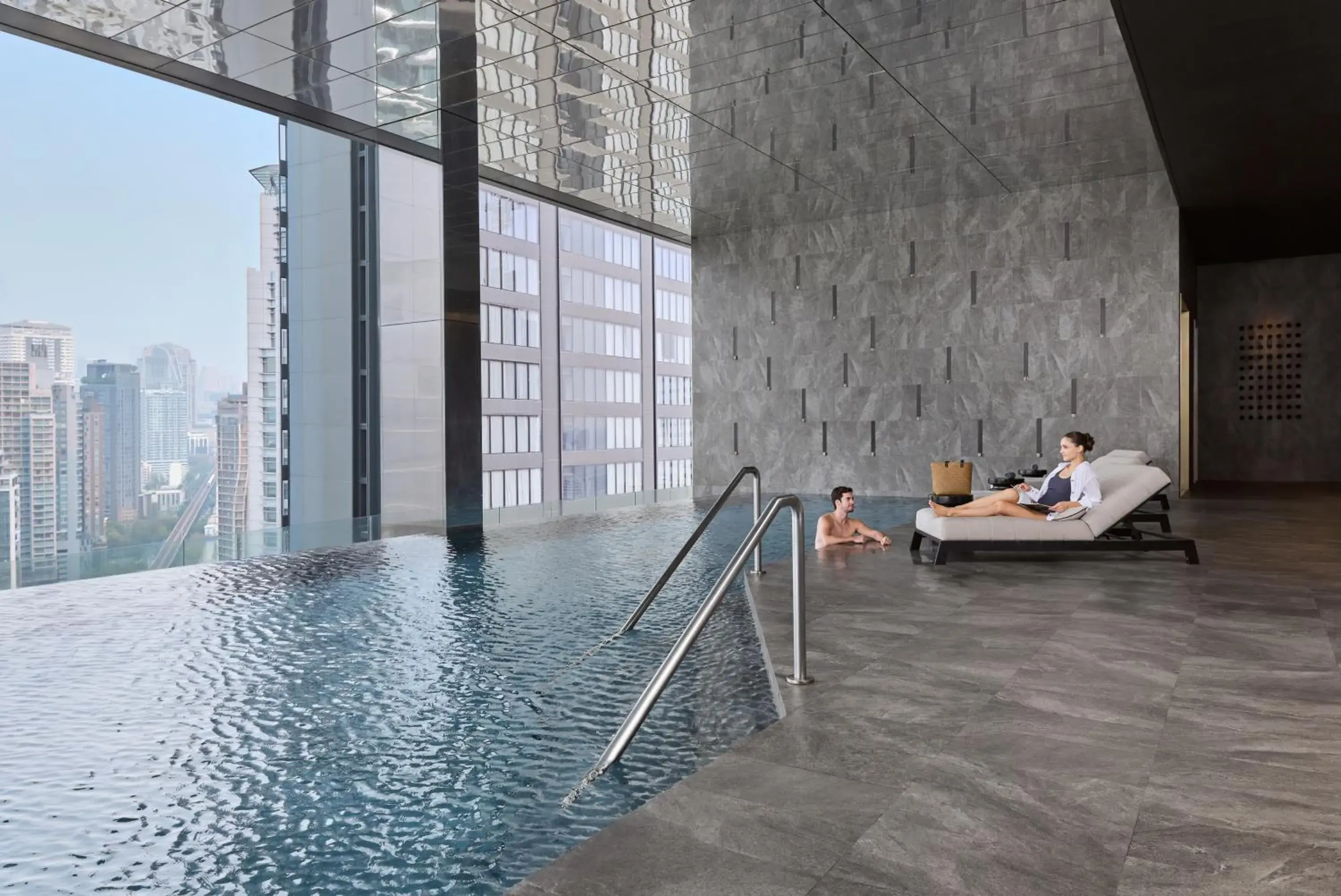 Swimming pool in InterContinental Bangkok Sukhumvit by IHG Swimming pool in InterContinental Bangkok Sukhumvit by IHG