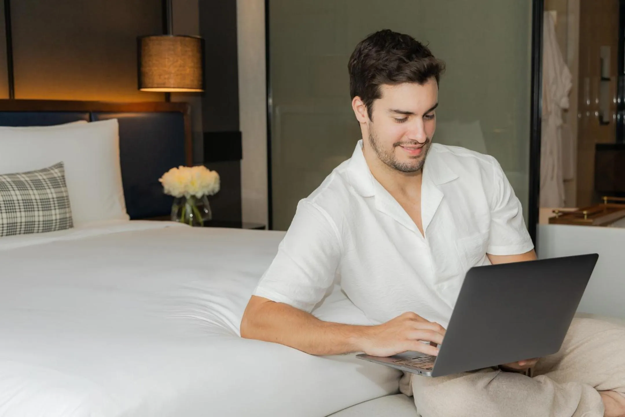 Bed in InterContinental Bangkok Sukhumvit by IHG