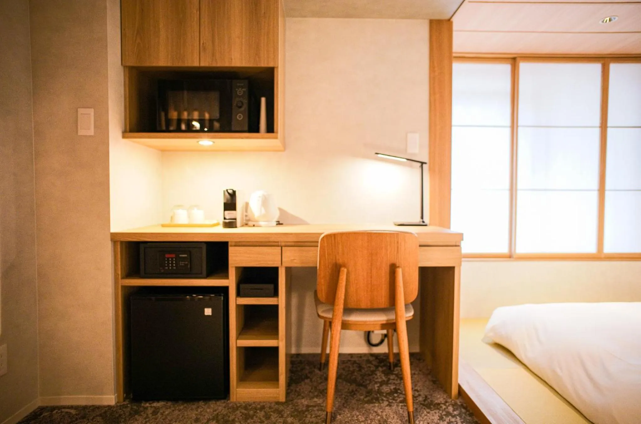 Bed in Miru Kyoto Gion