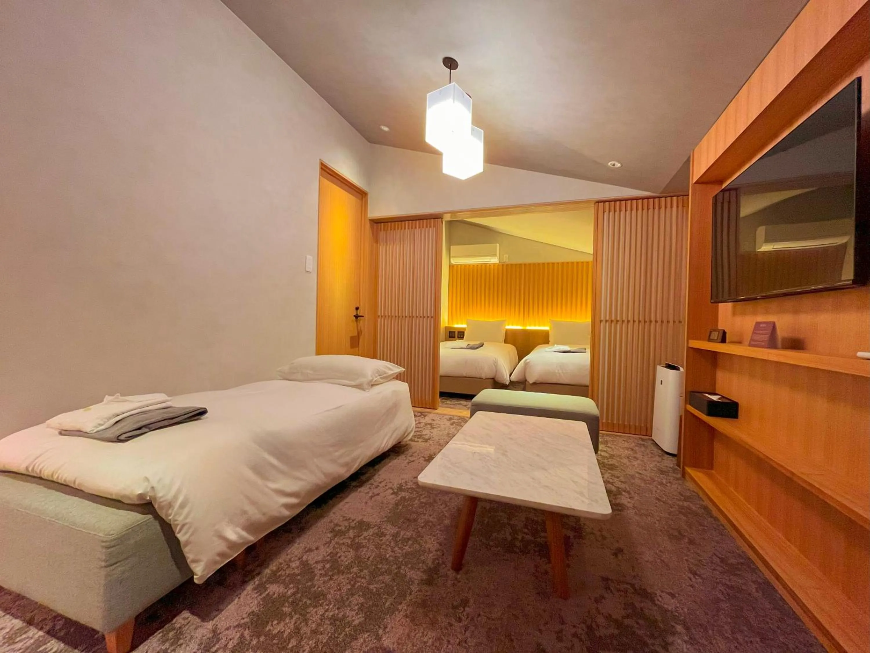 Bed in Miru Kyoto Gion