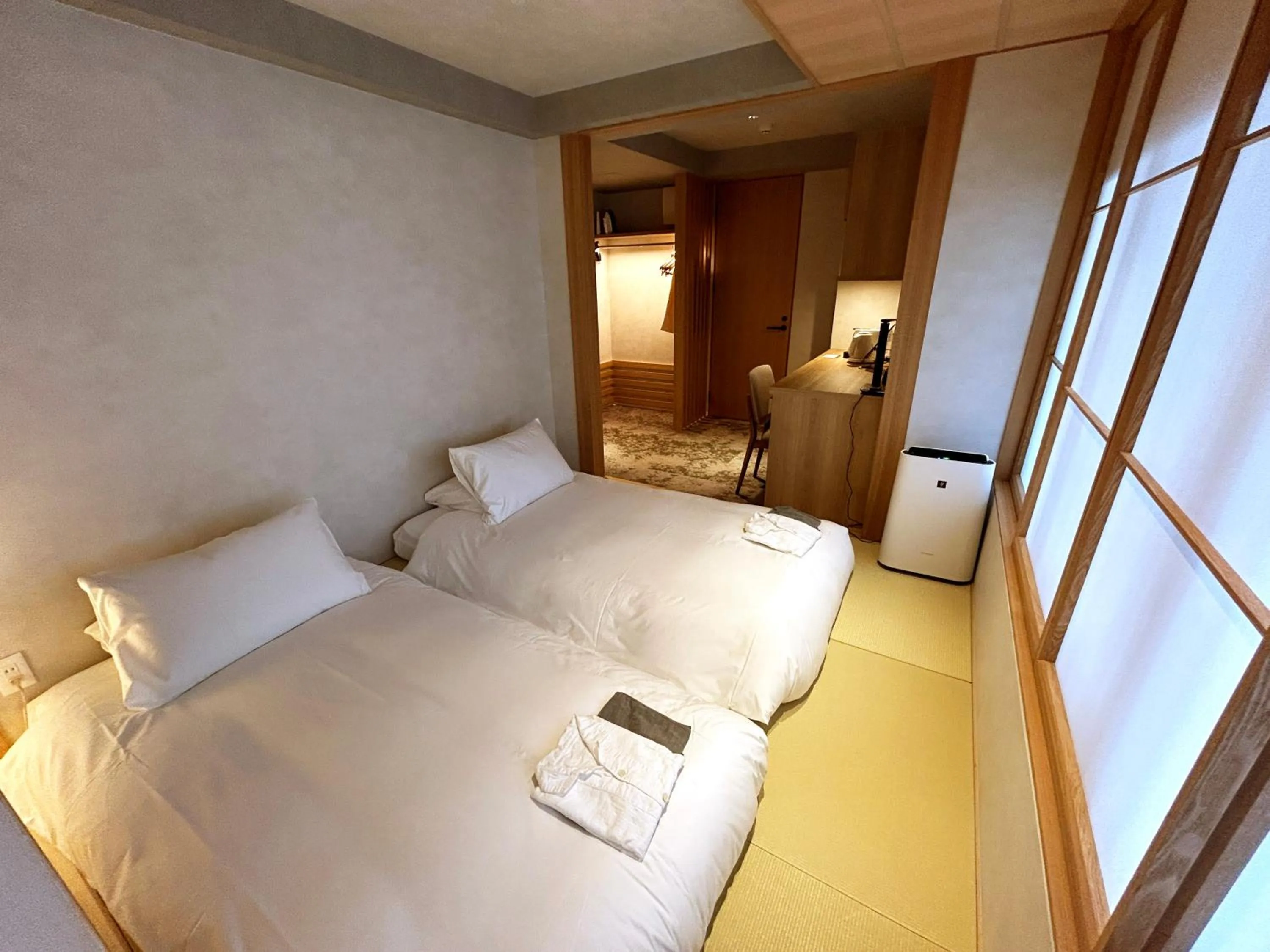 Bed in Miru Kyoto Gion