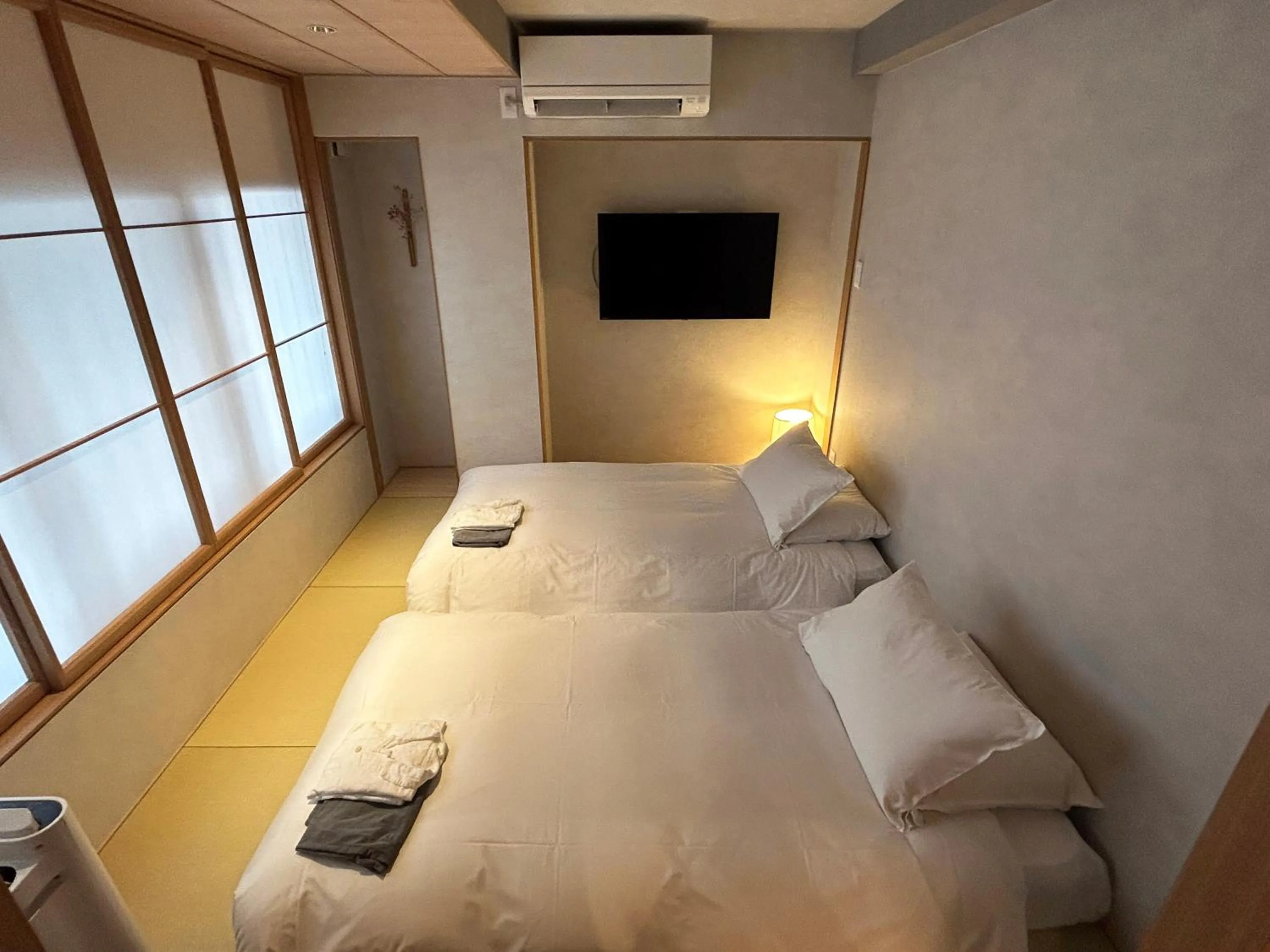 Bed in Miru Kyoto Gion