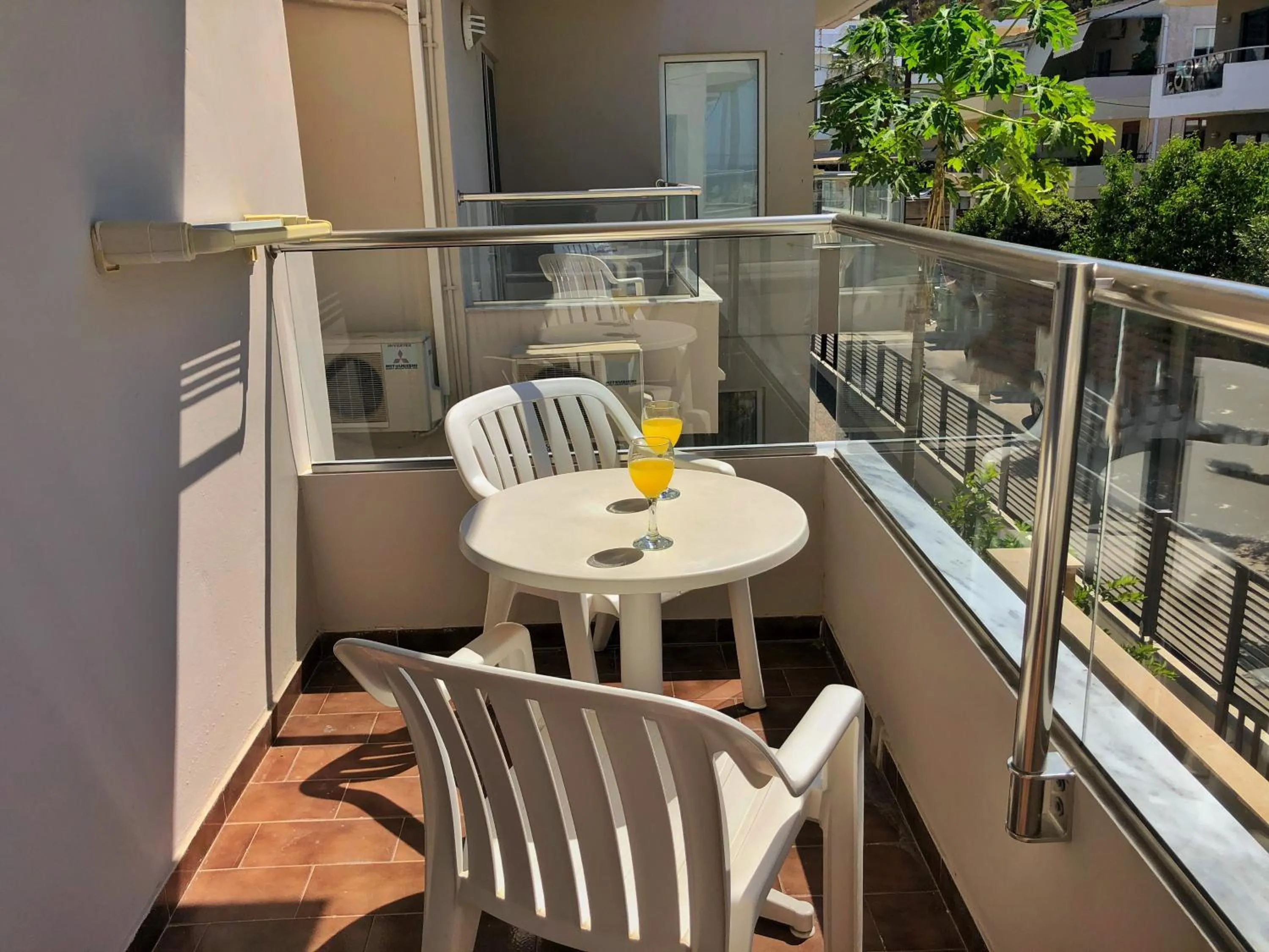 Balcony/Terrace in Caravel Hotel Apartments