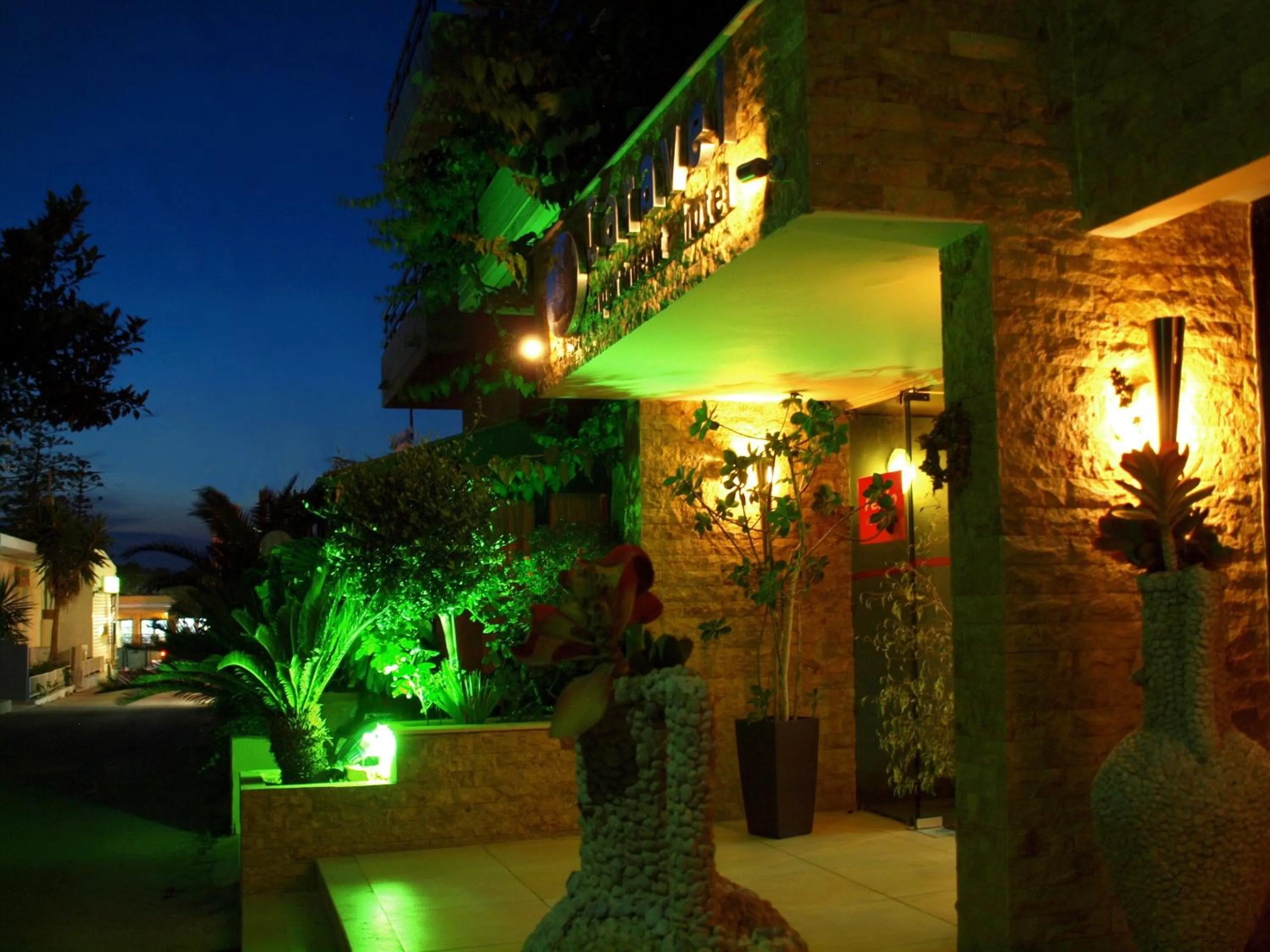 Facade/entrance in Caravel Hotel Apartments