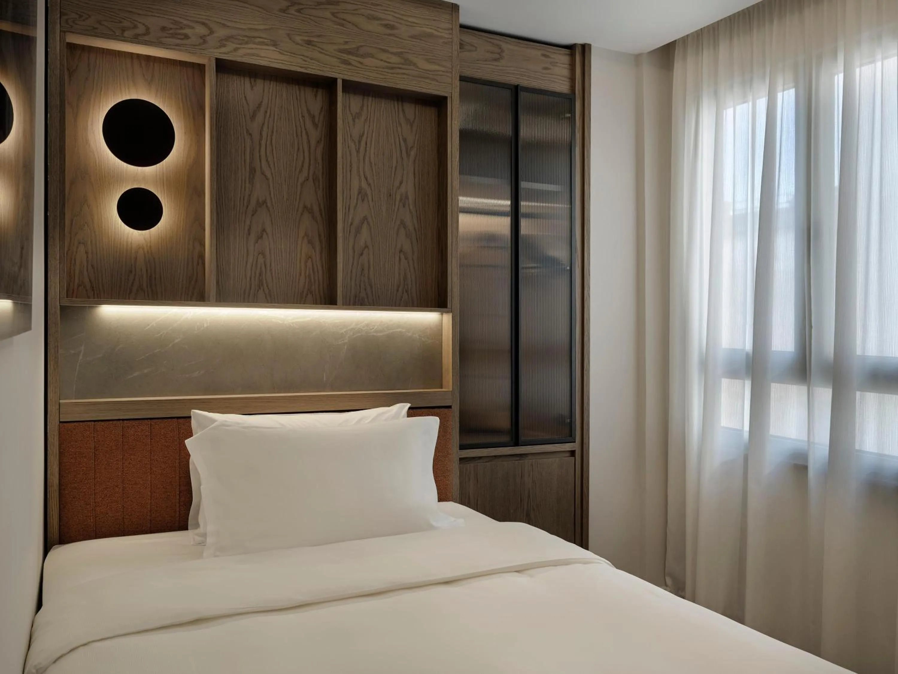 Photo of the whole room, Bed in Electra Rhythm Athens