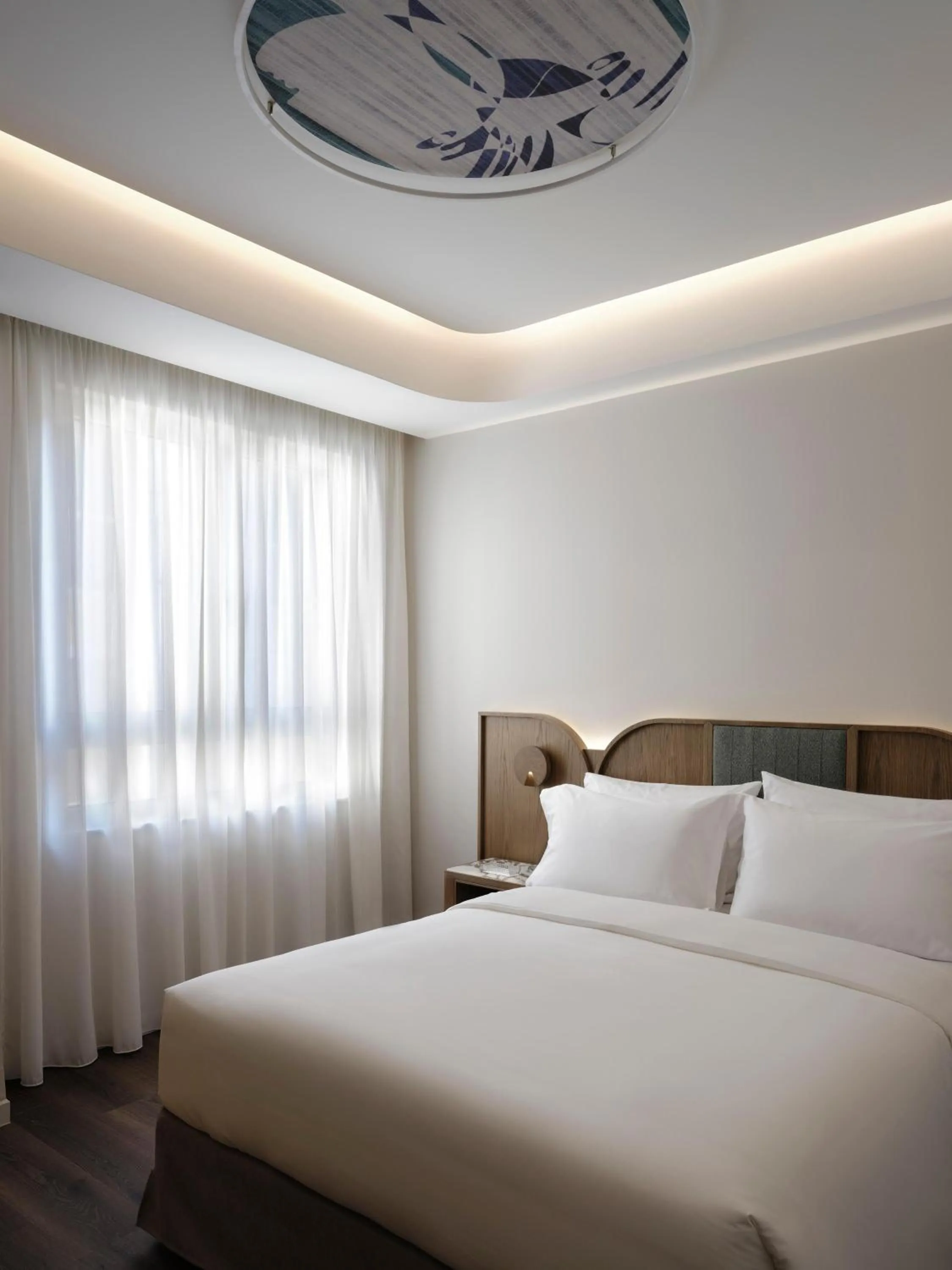 Photo of the whole room, Bed in Electra Rhythm Athens