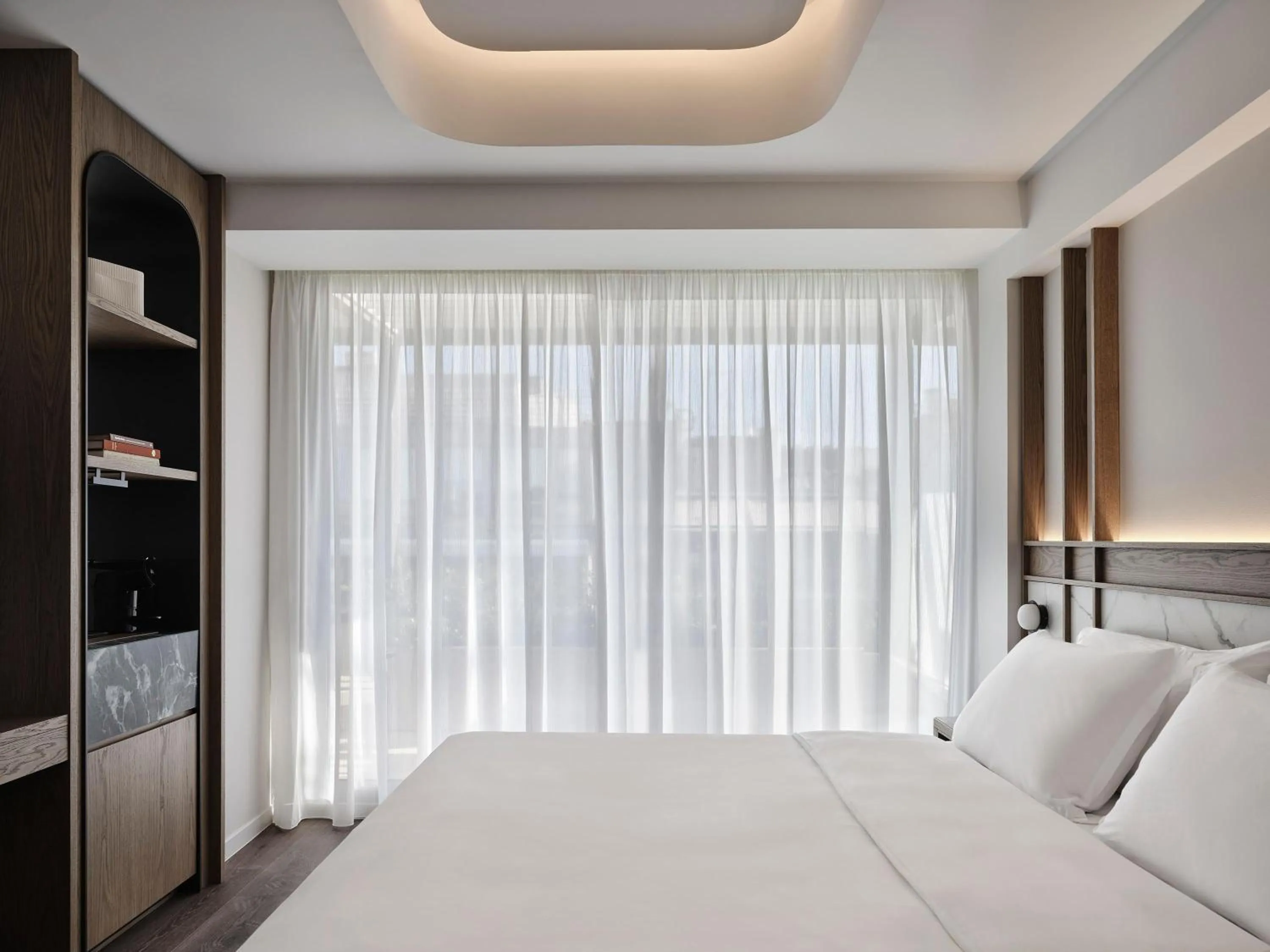 Photo of the whole room, Bed in Electra Rhythm Athens