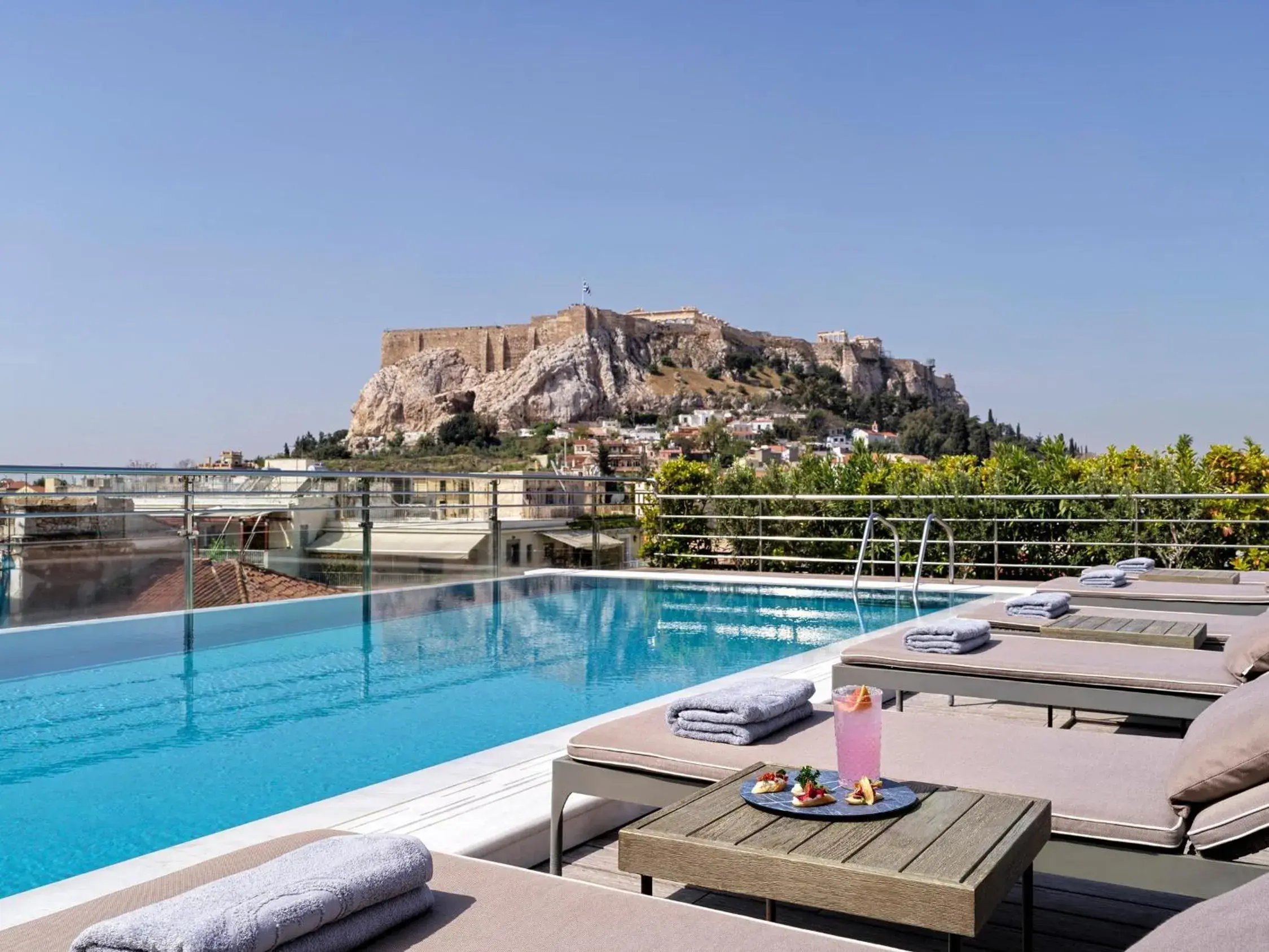 Swimming pool in Electra Palace Athens Swimming pool in Electra Palace Athens