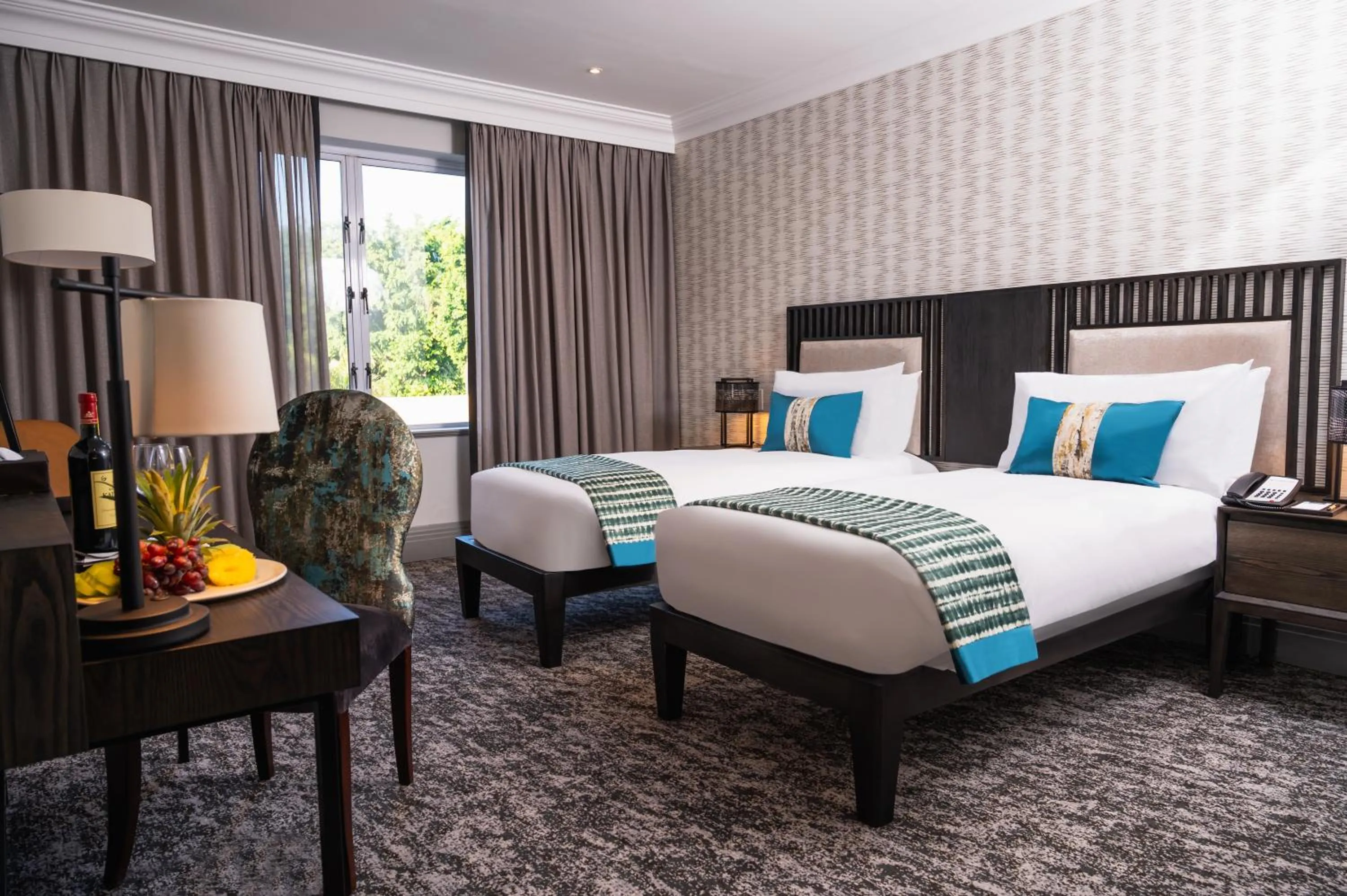 Bed in Golden Horse Hotel