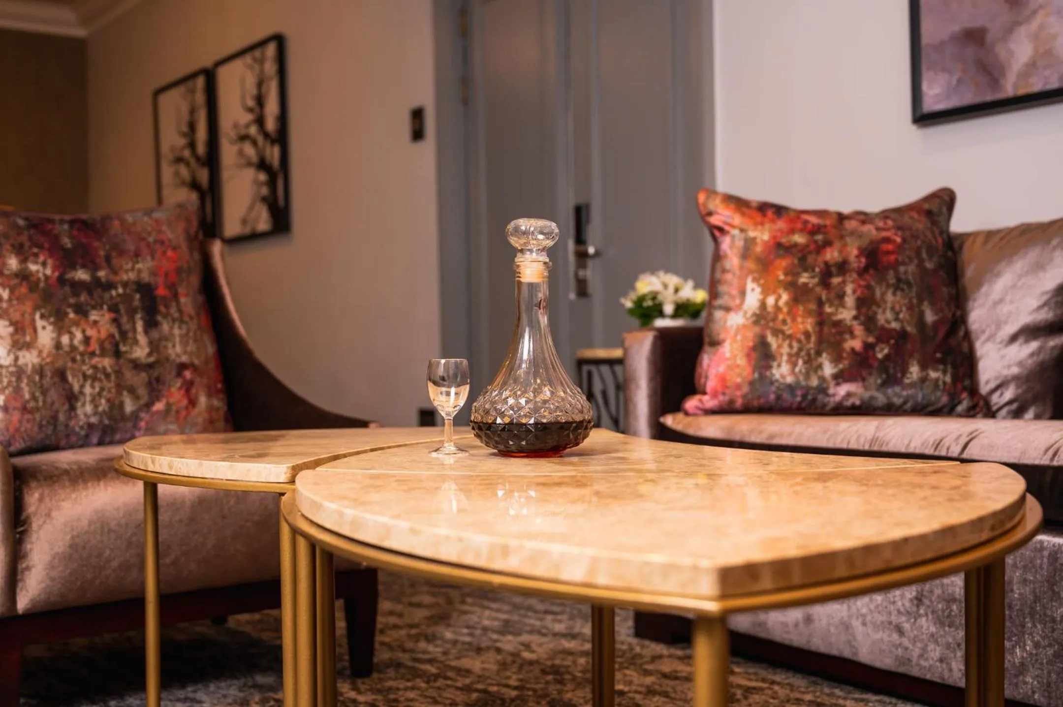 Living room in Golden Horse Hotel