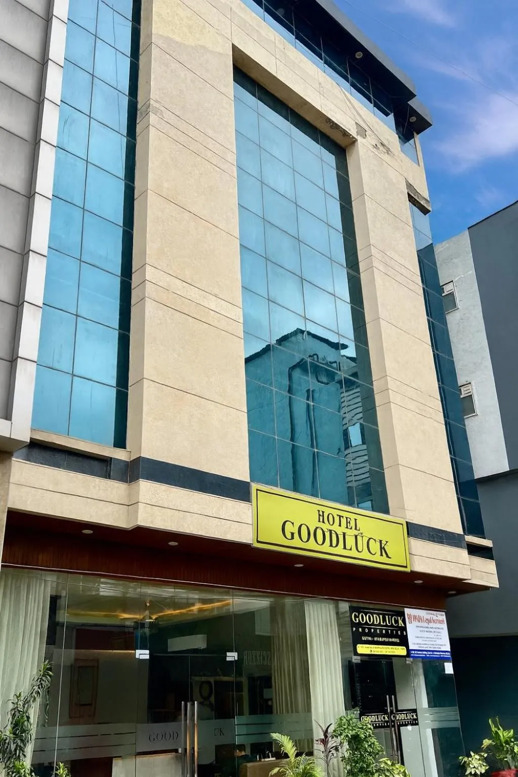 Property building in Hotel Good Luck by JMD Group