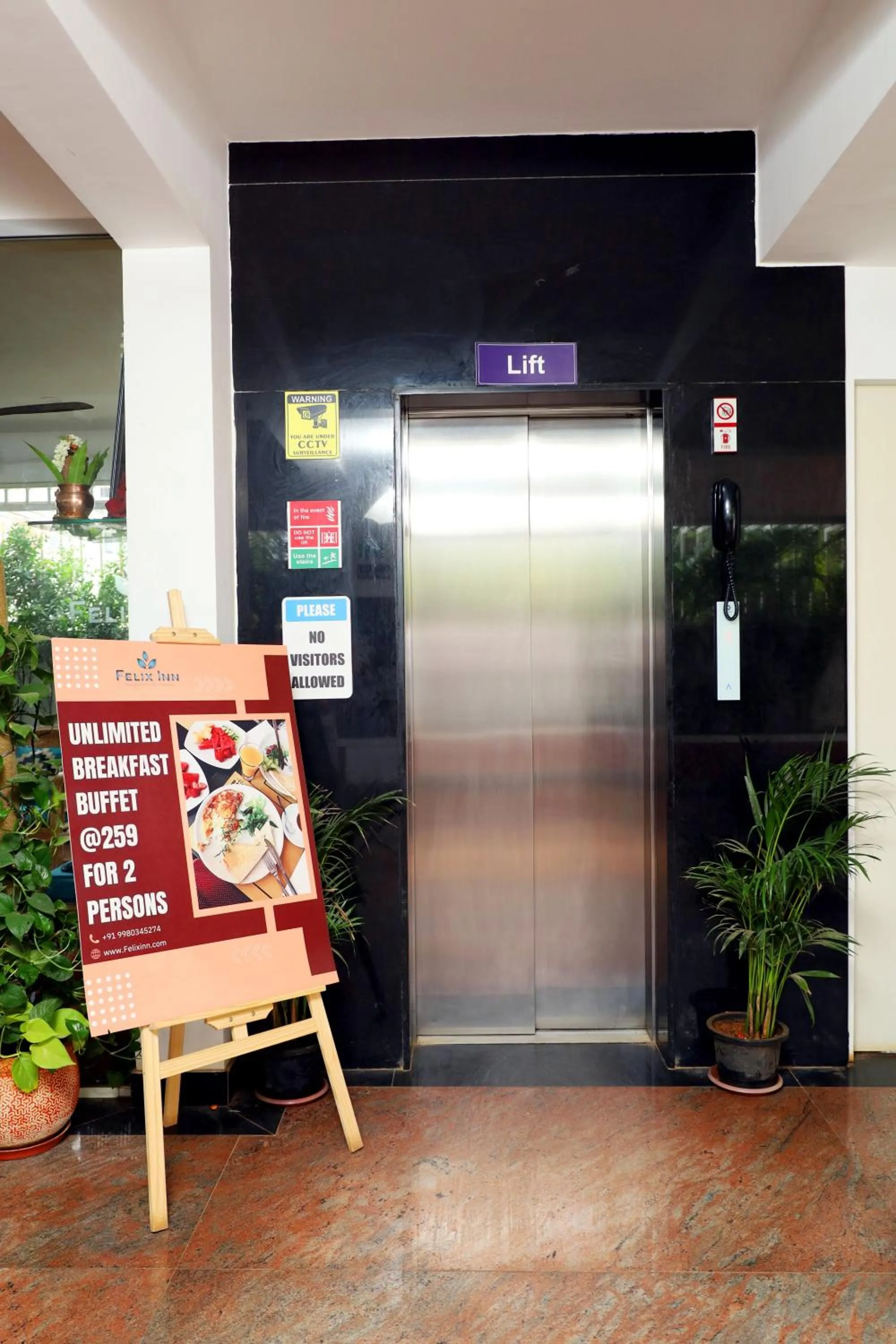 Lobby or reception in Felix Inn - Manyata Tech Park
