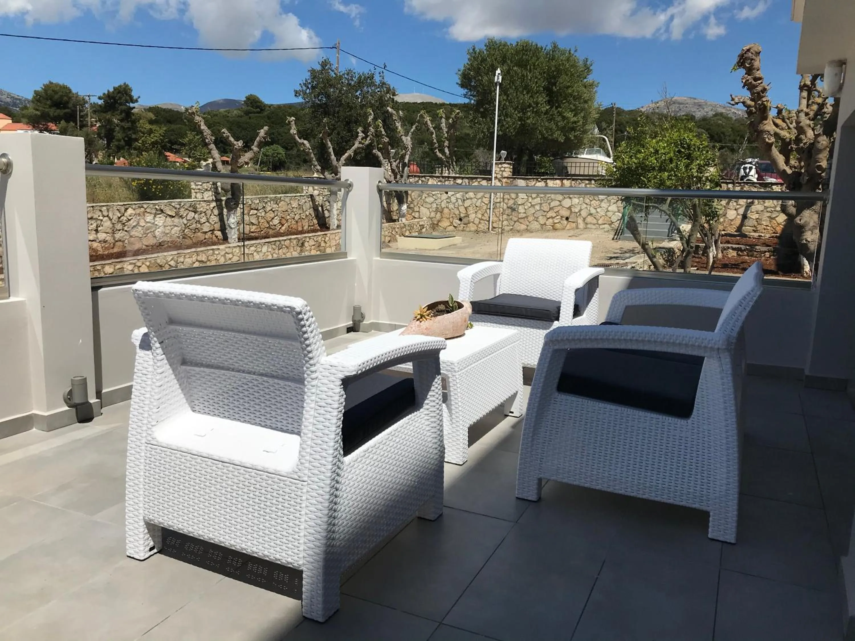 Patio in Limanaki Hotel