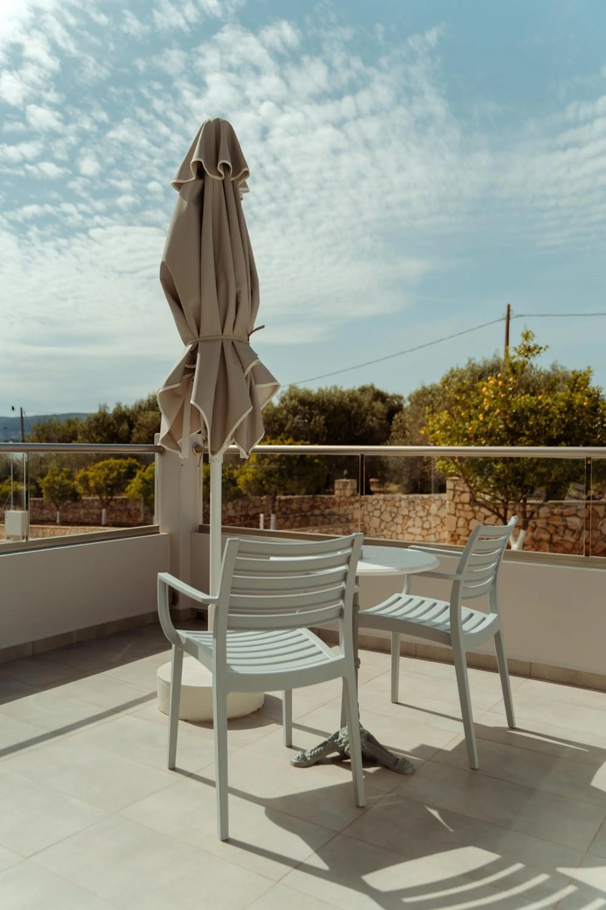 Patio in Limanaki Hotel