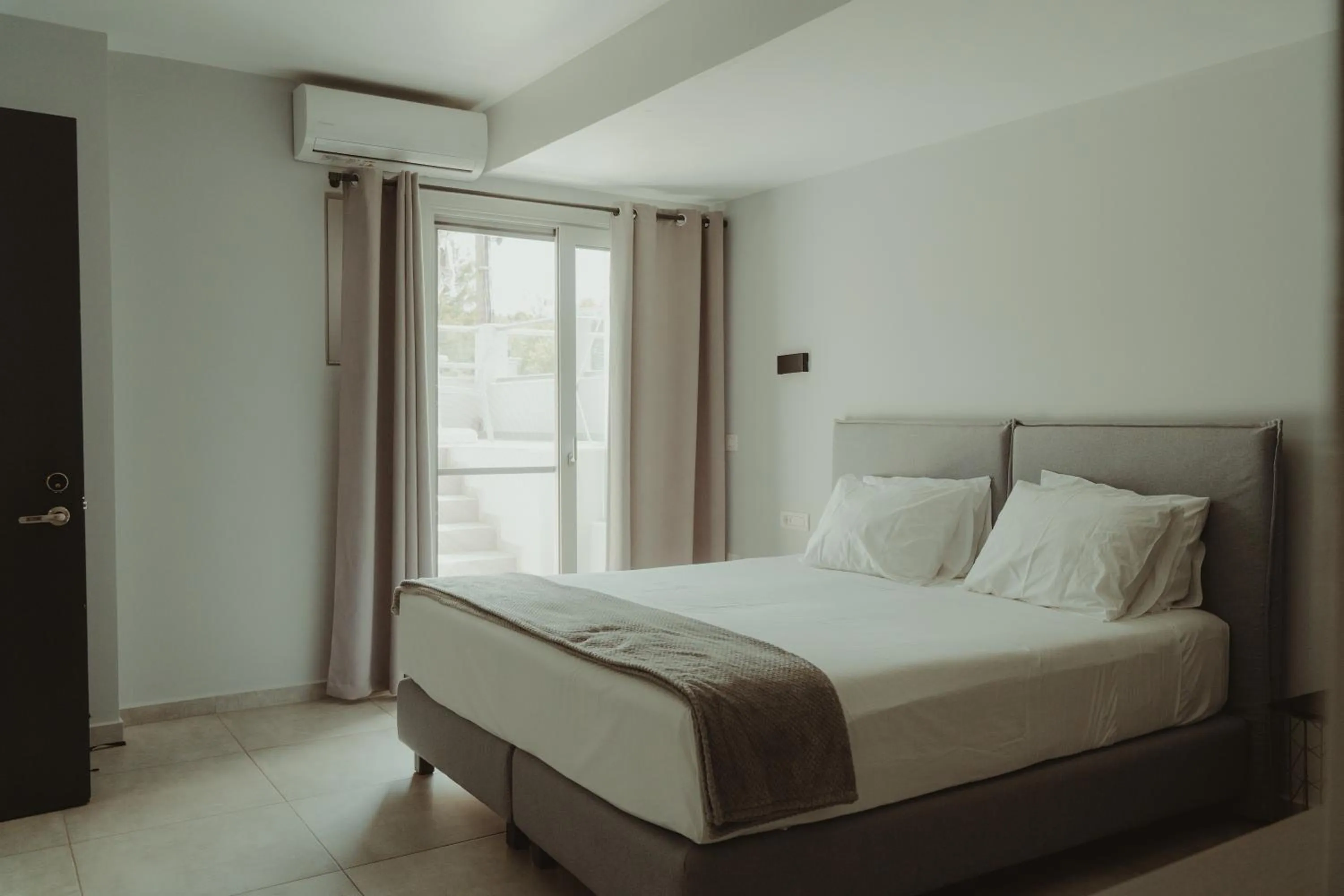 Bed in Limanaki Hotel