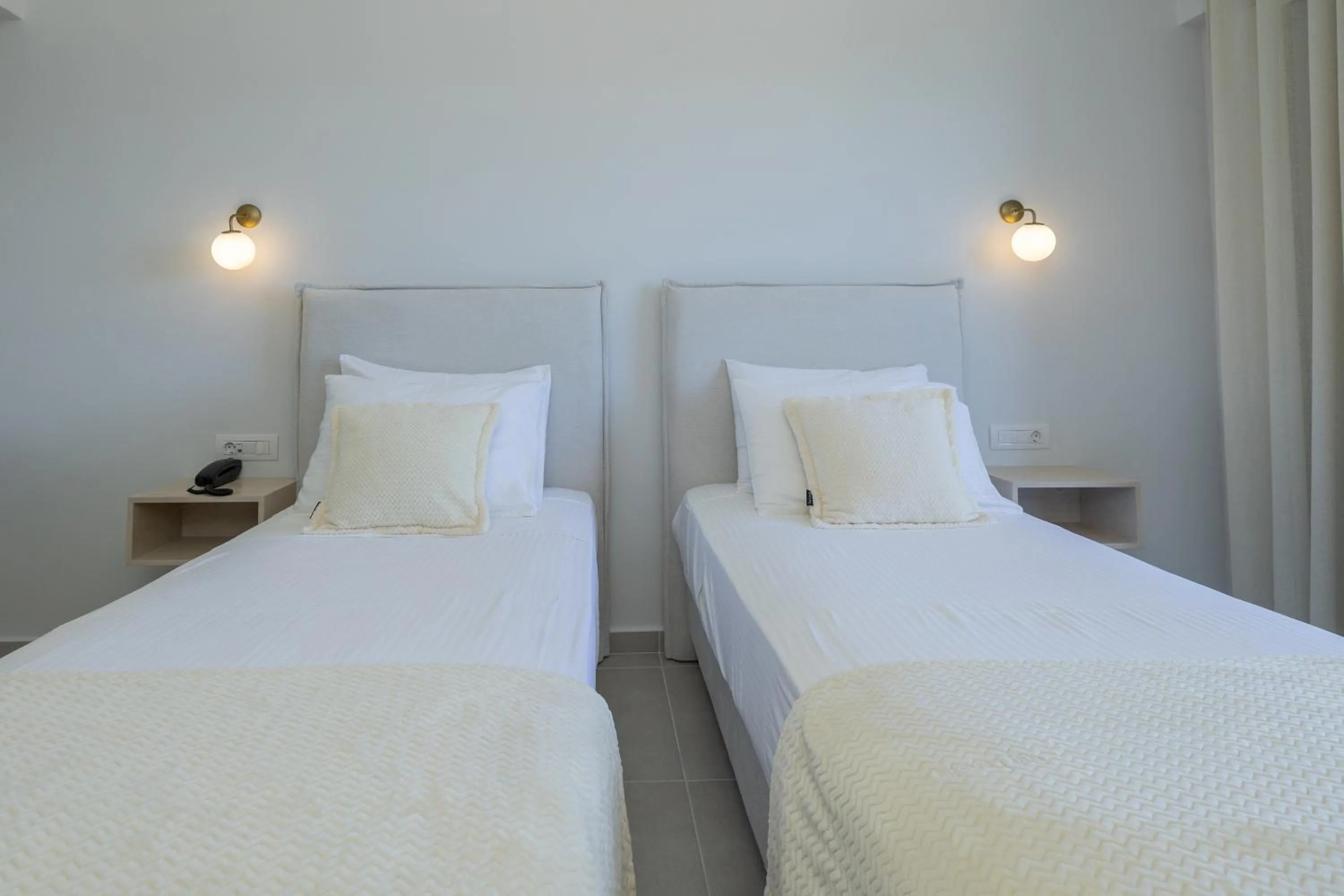 Bed in Limanaki Hotel