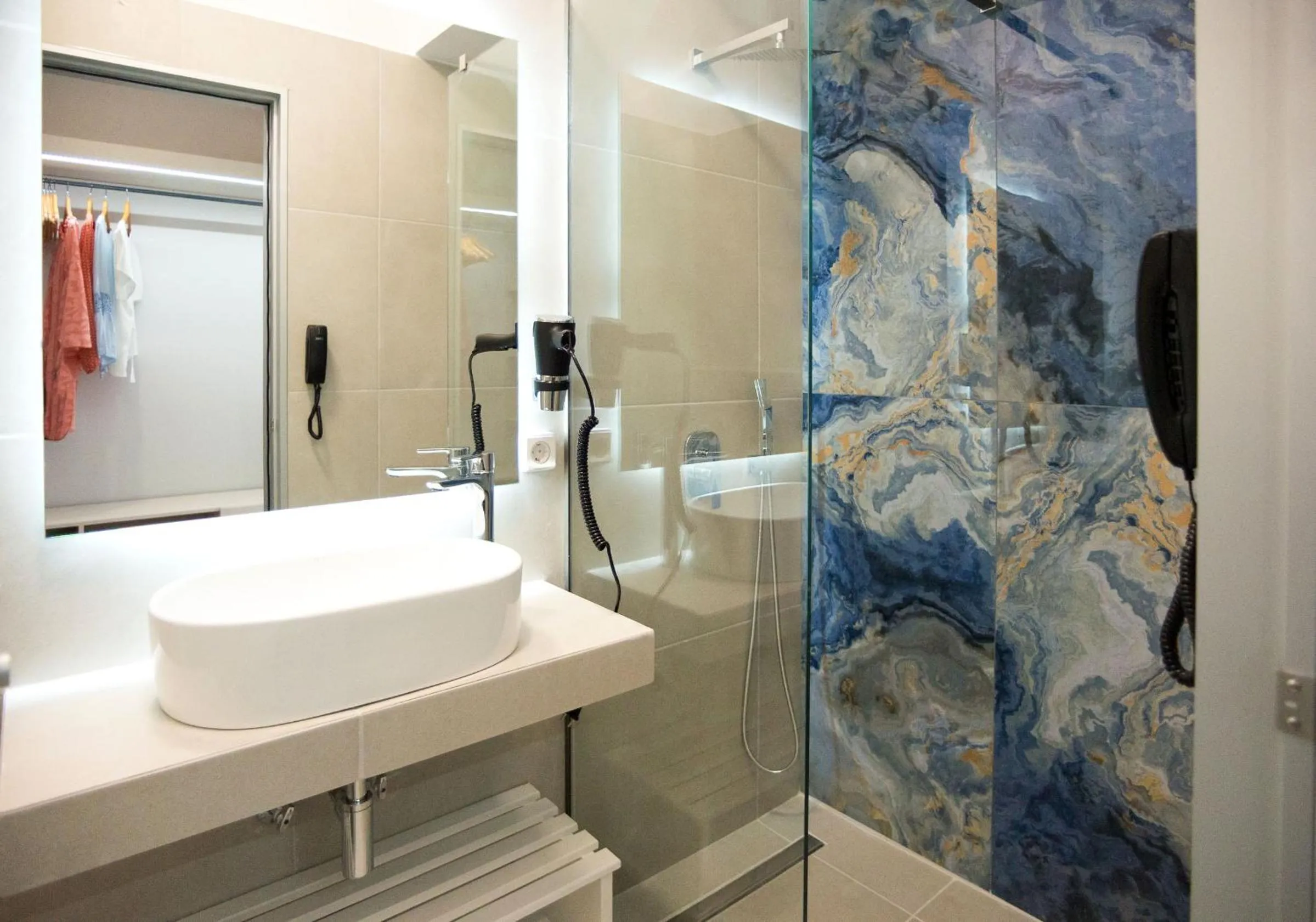 Bathroom in Limanaki Hotel