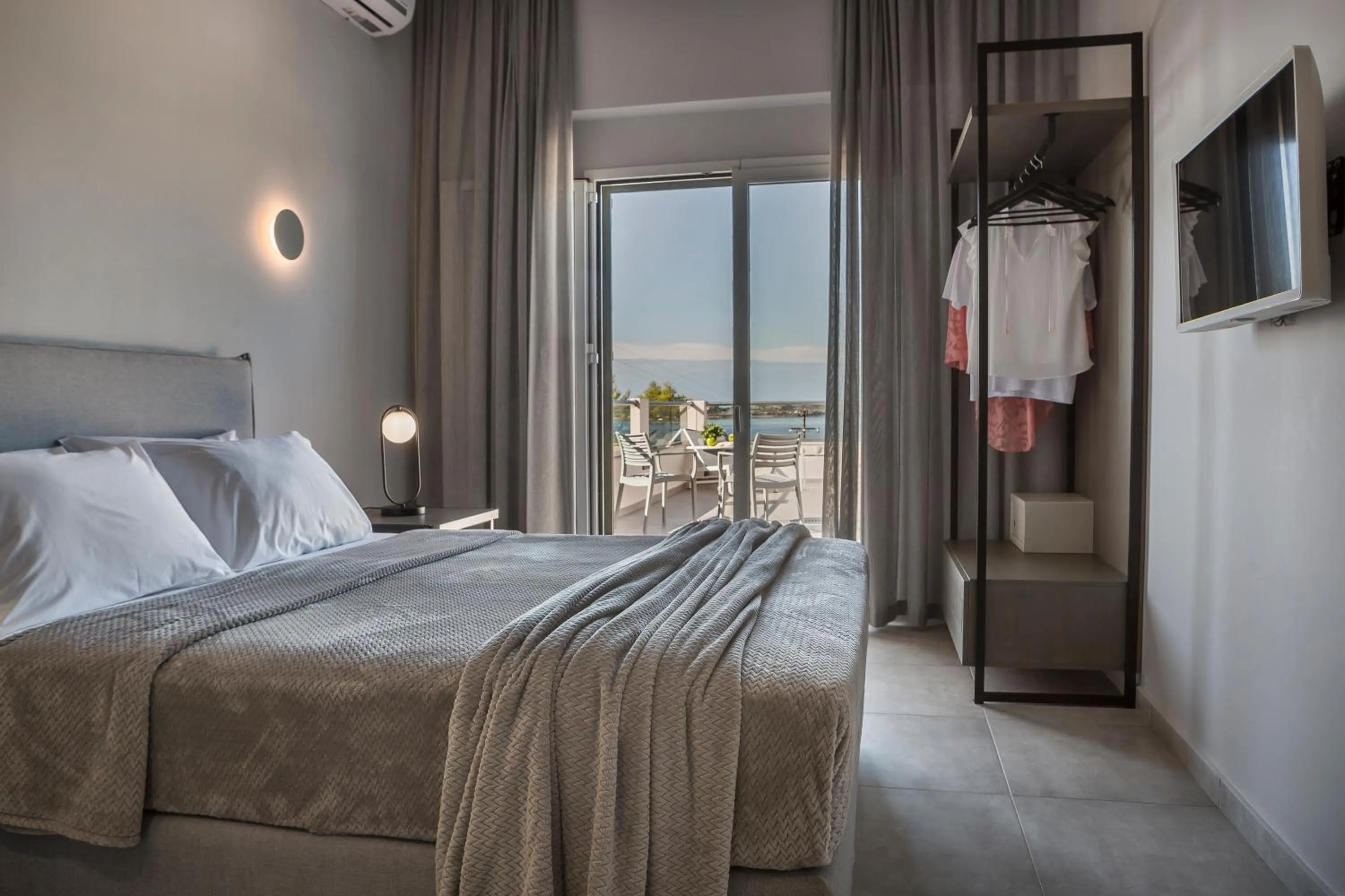 Bed in Limanaki Hotel