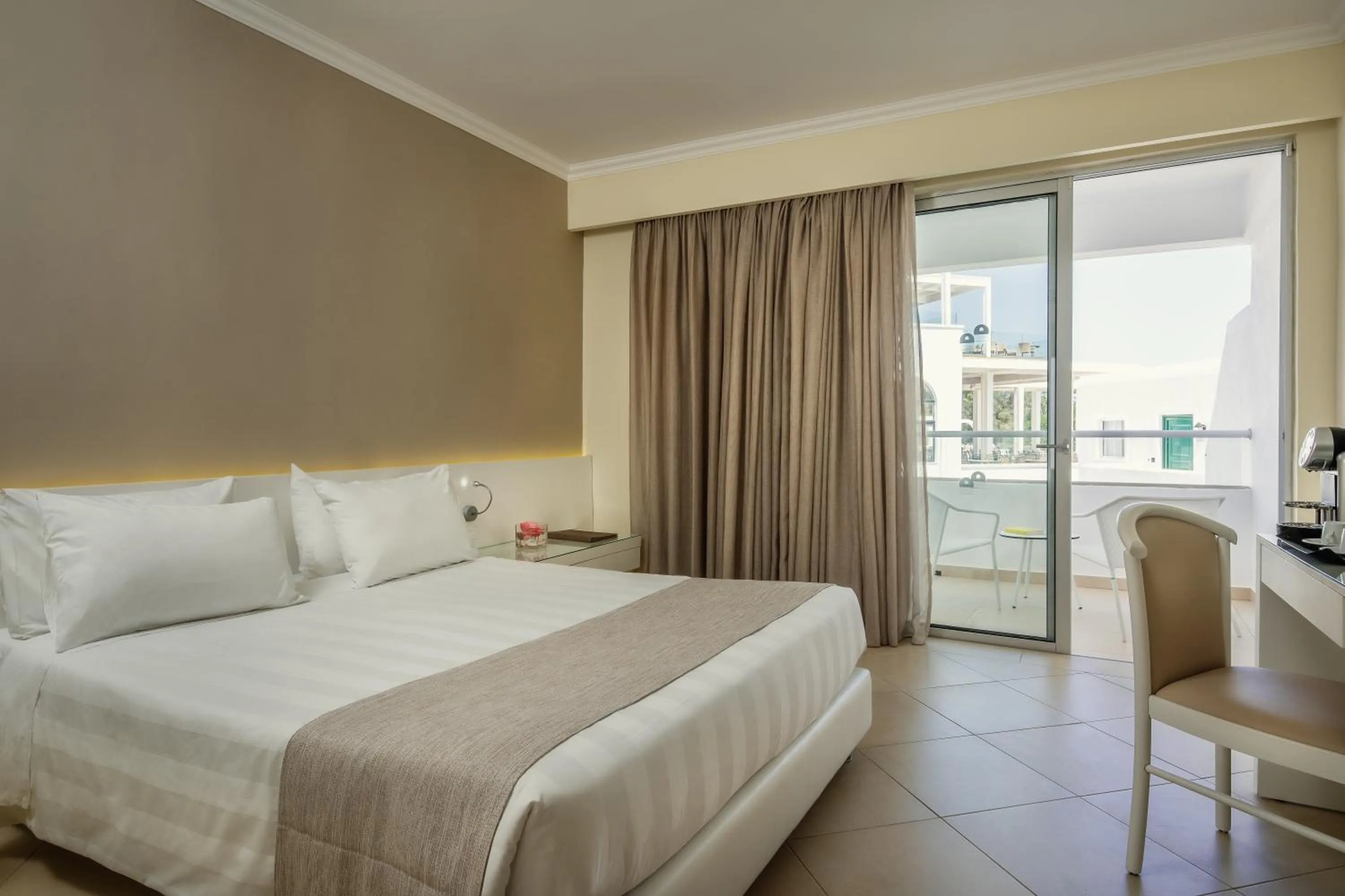 Bed in Lindos Village Resort & Spa - Adults Only