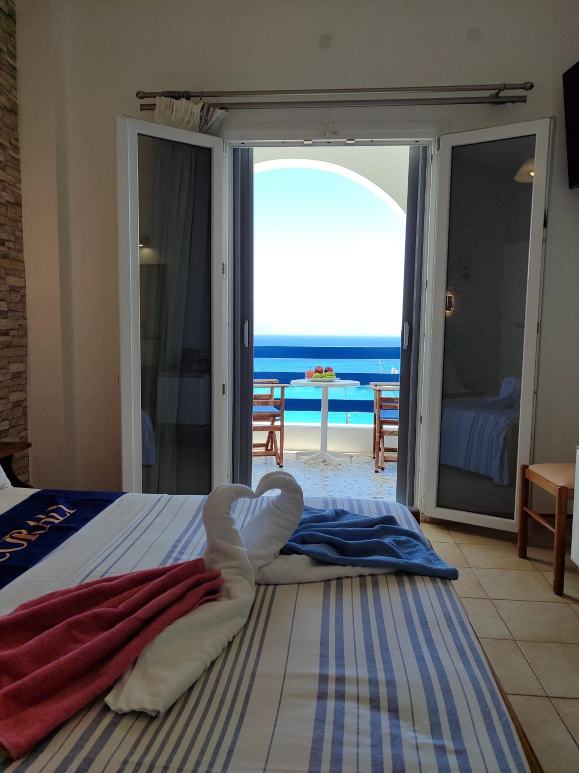 Bed in Corali Hotel