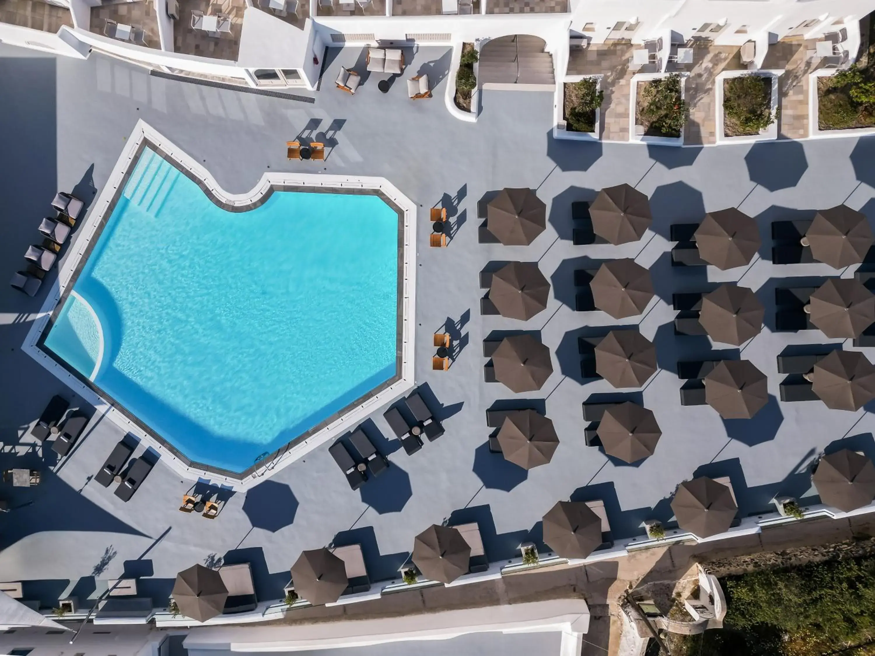 Swimming pool in Santorini Palace Swimming pool in Santorini Palace
