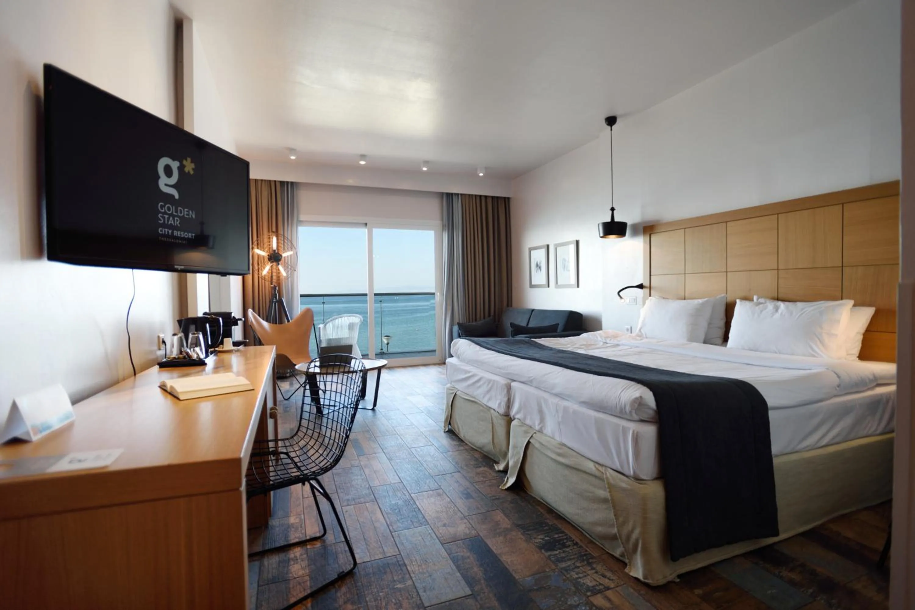 Bed in Golden Star City Resort