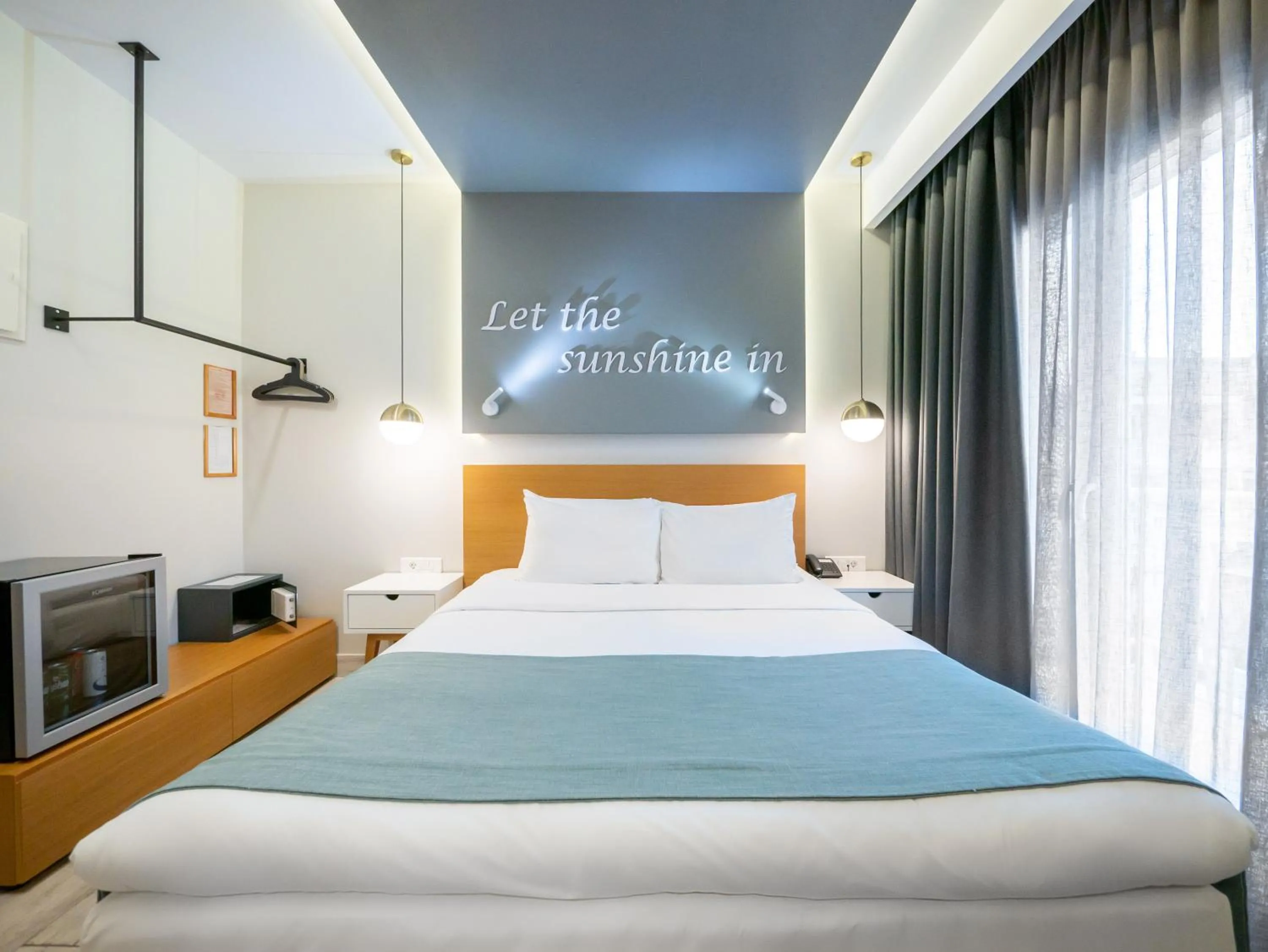 Bed in Golden Star City Resort